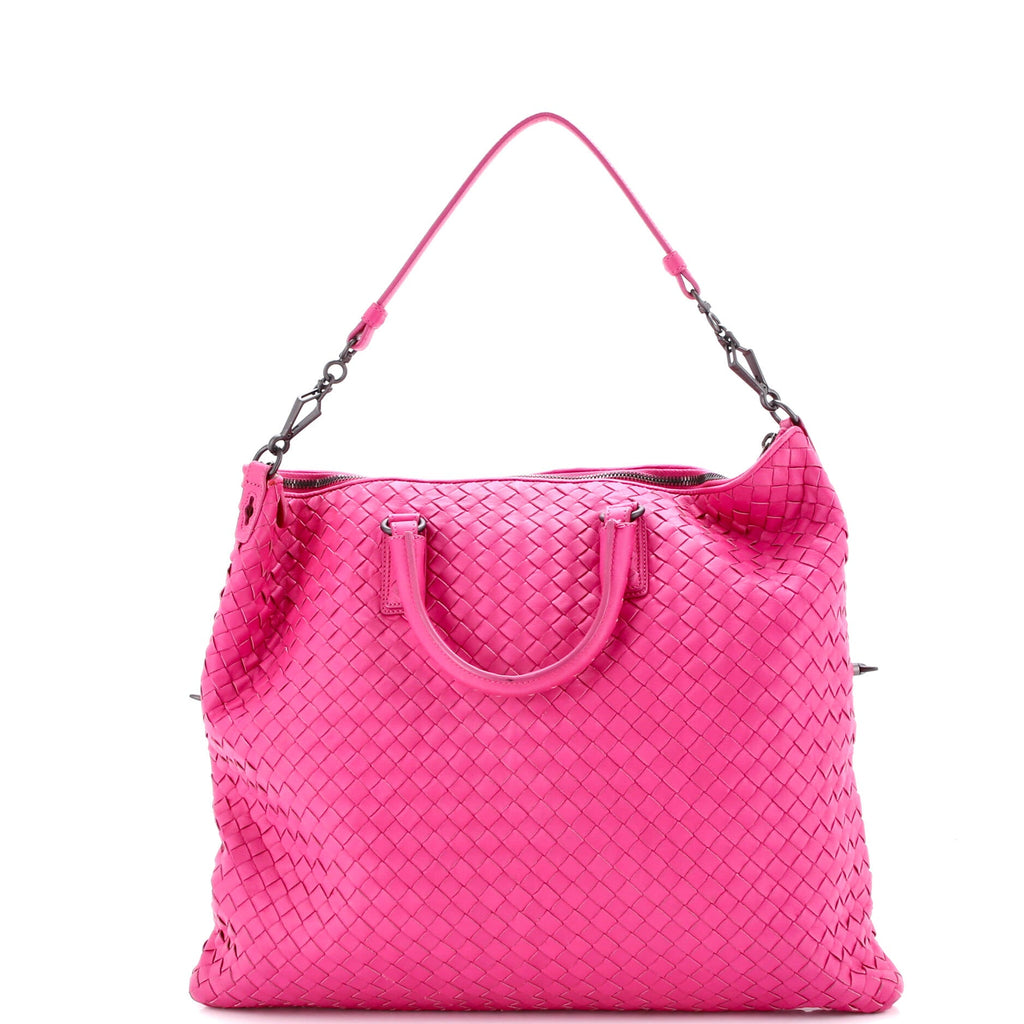 Convertible Satchel Intrecciato Nappa Medium