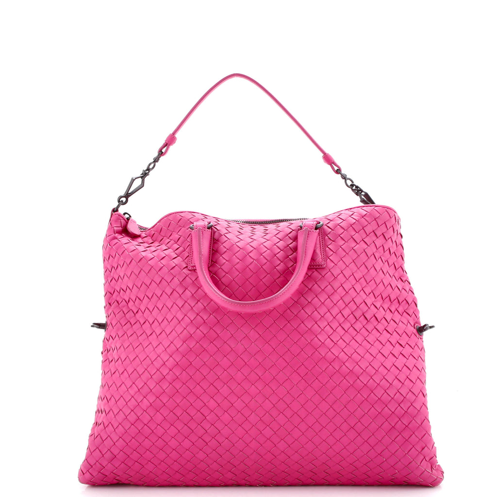Convertible Satchel Intrecciato Nappa Medium