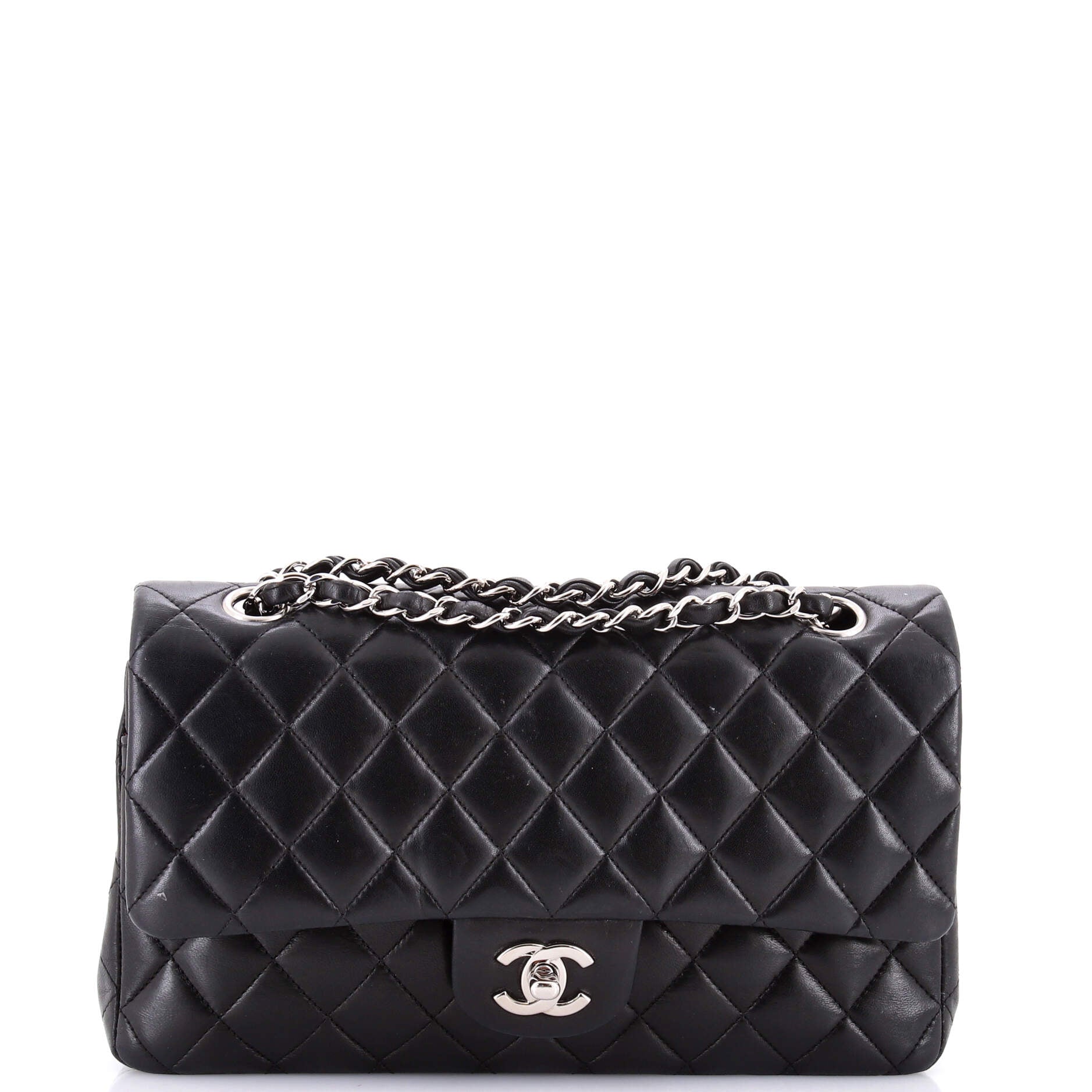 Classic Double Flap Bag Quilted Lambskin Medium