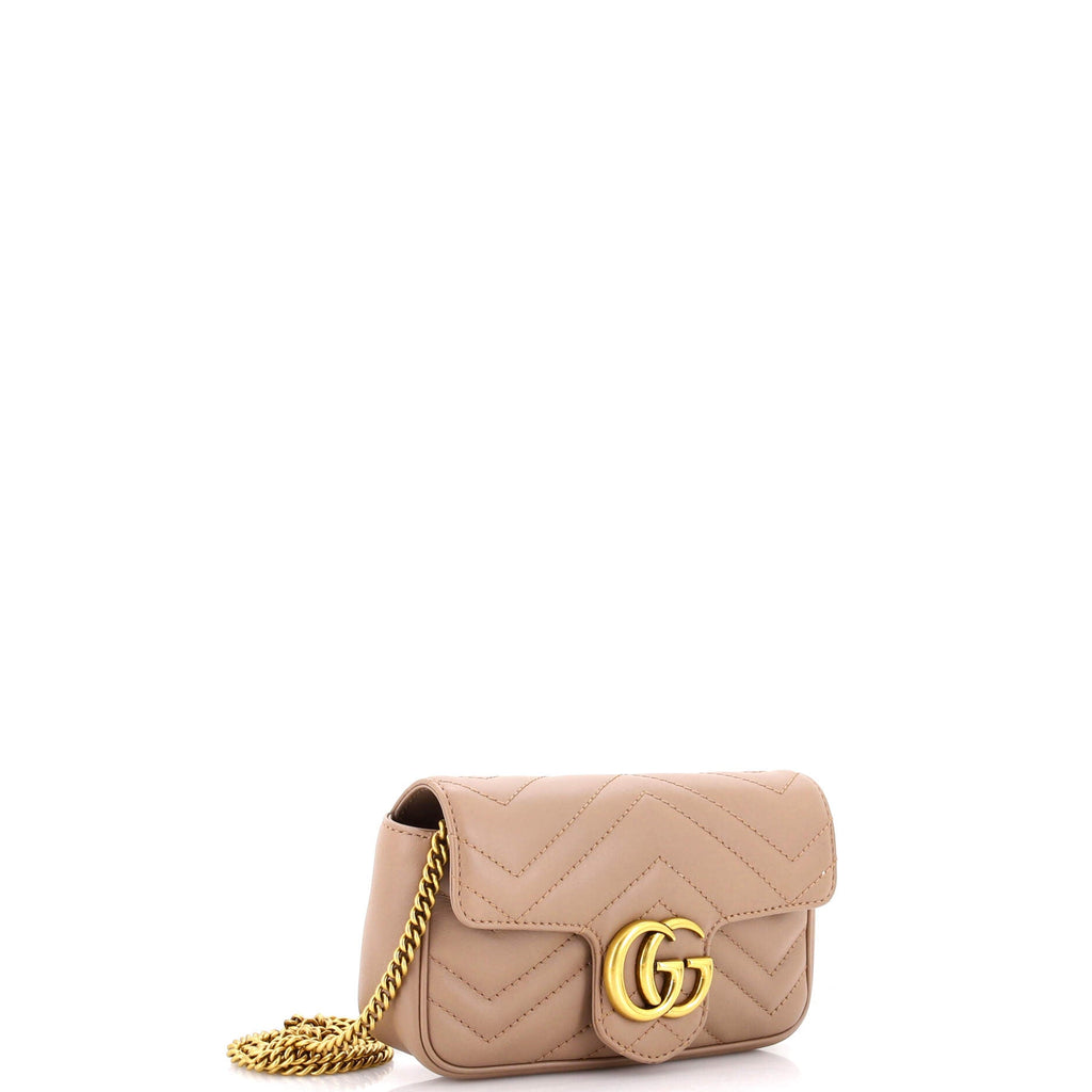 GG Marmont Flap Bag Matelasse Leather Super Mini