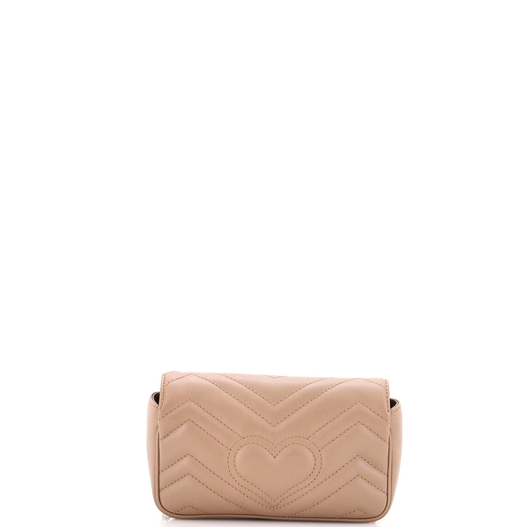GG Marmont Flap Bag Matelasse Leather Super Mini
