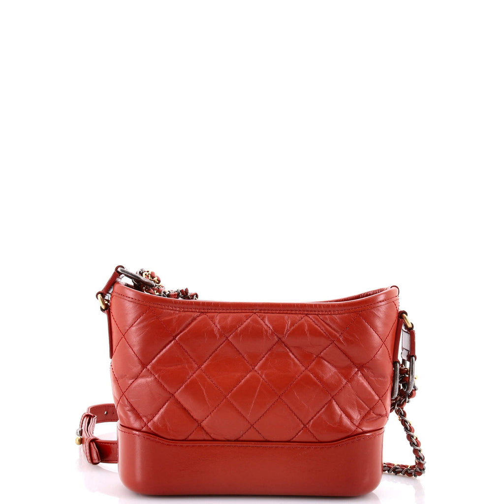 Gabrielle Hobo Quilted Aged Calfskin Small