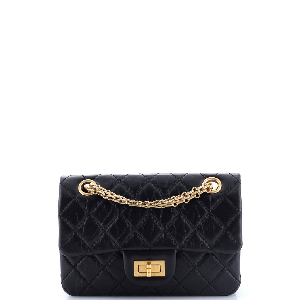 Reissue 2.55 Flap Bag Quilted Aged Calfskin Mini