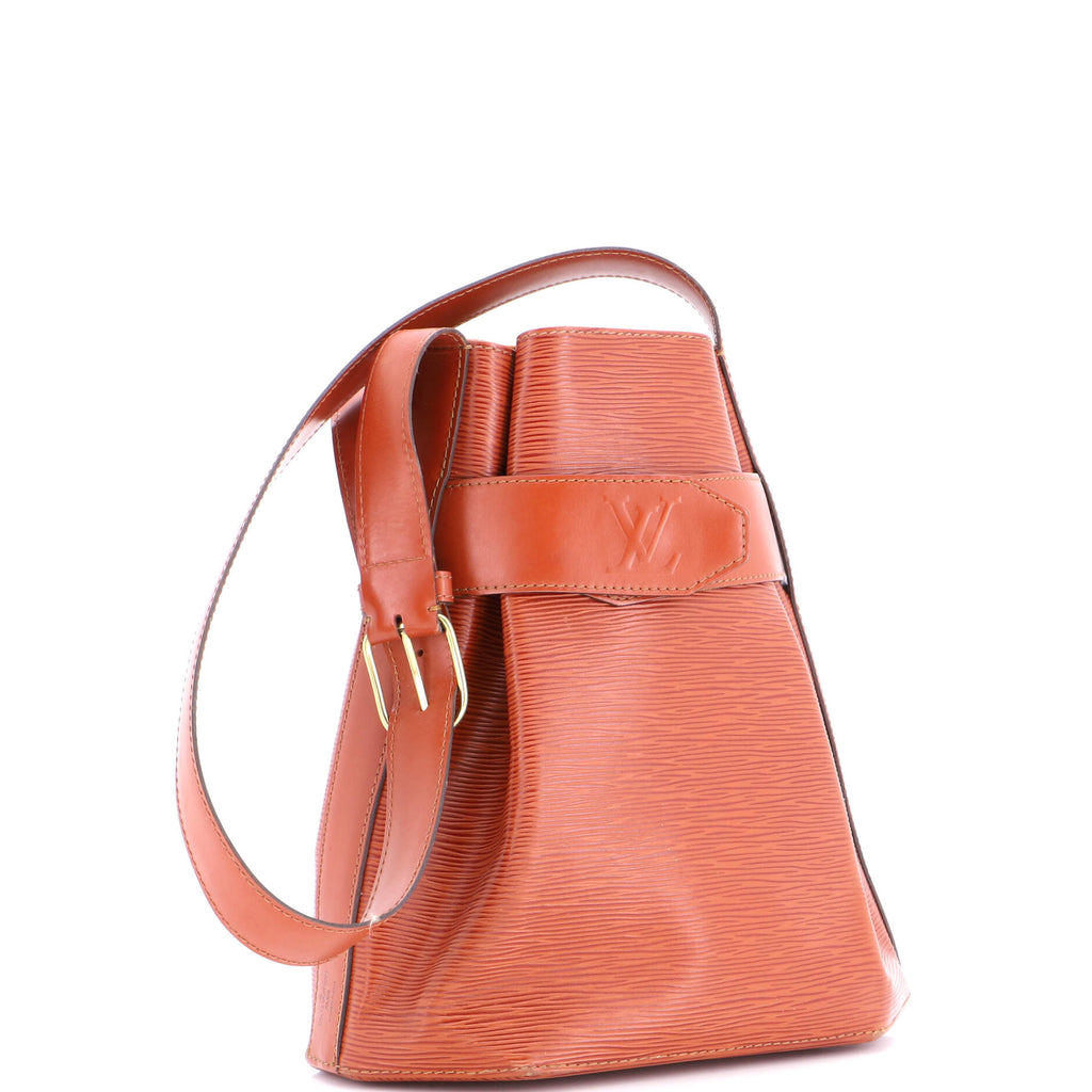 Vintage Sac d'Epaule Handbag Epi Leather PM