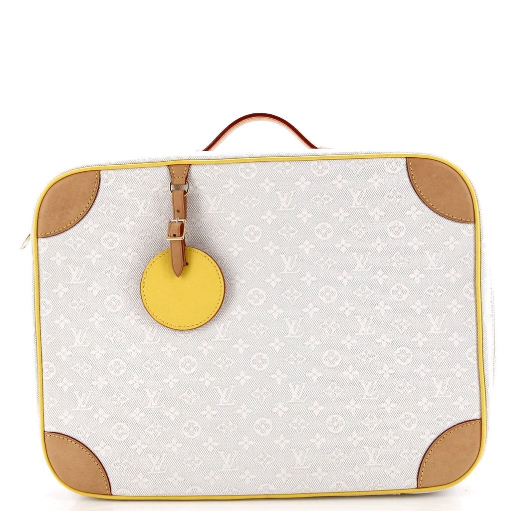 Baby Suitcase Monogram Jacquard with Leather
