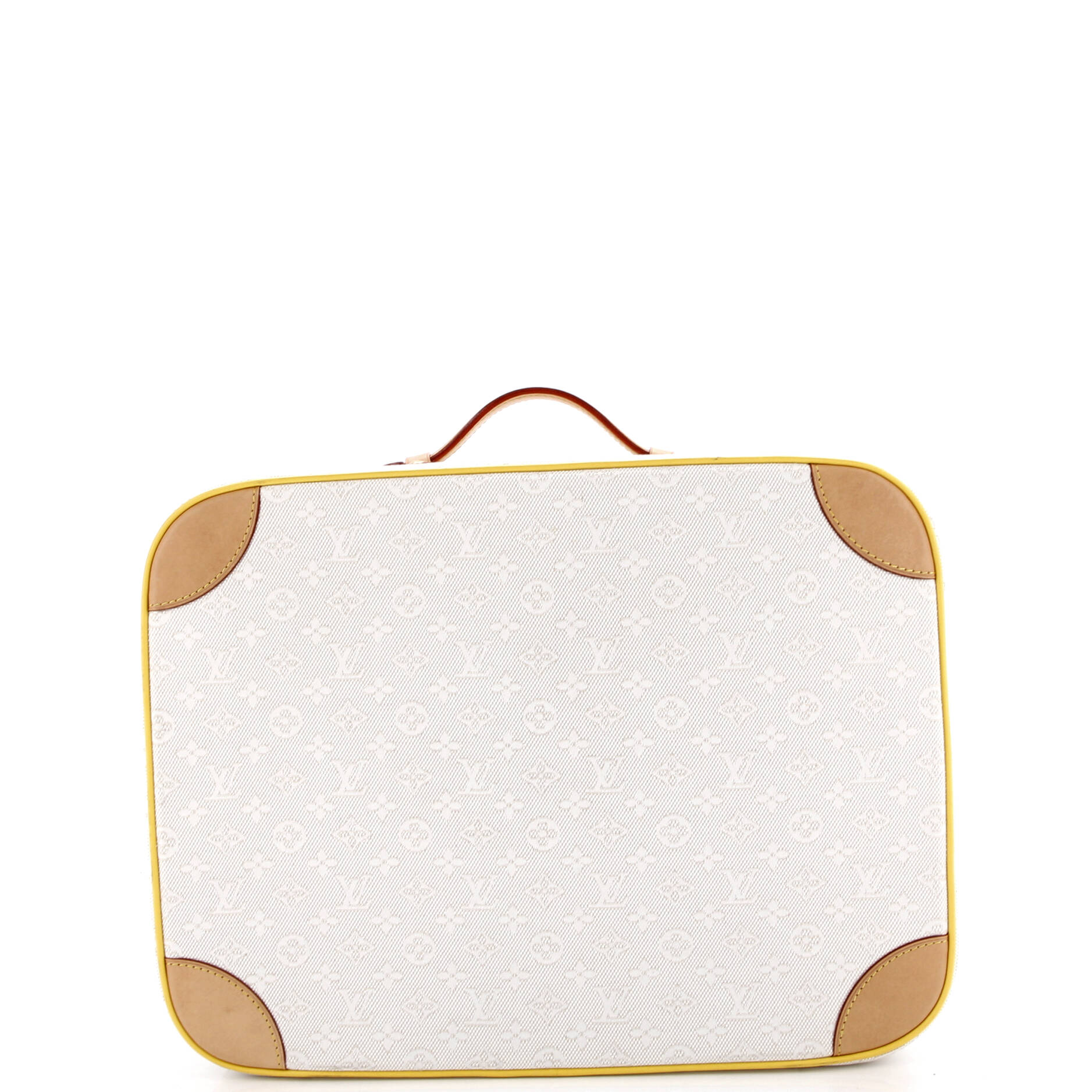 Baby Suitcase Monogram Jacquard with Leather