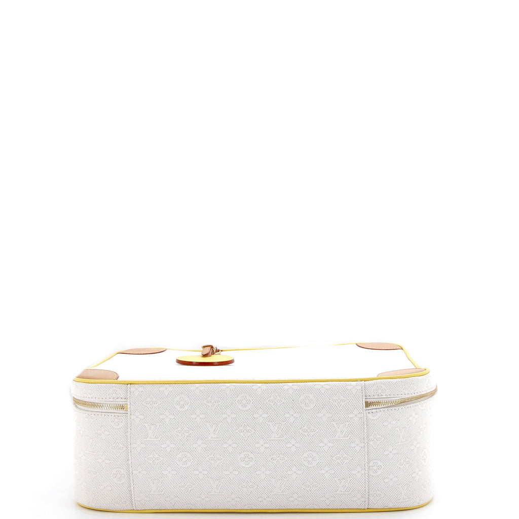 Baby Suitcase Monogram Jacquard with Leather