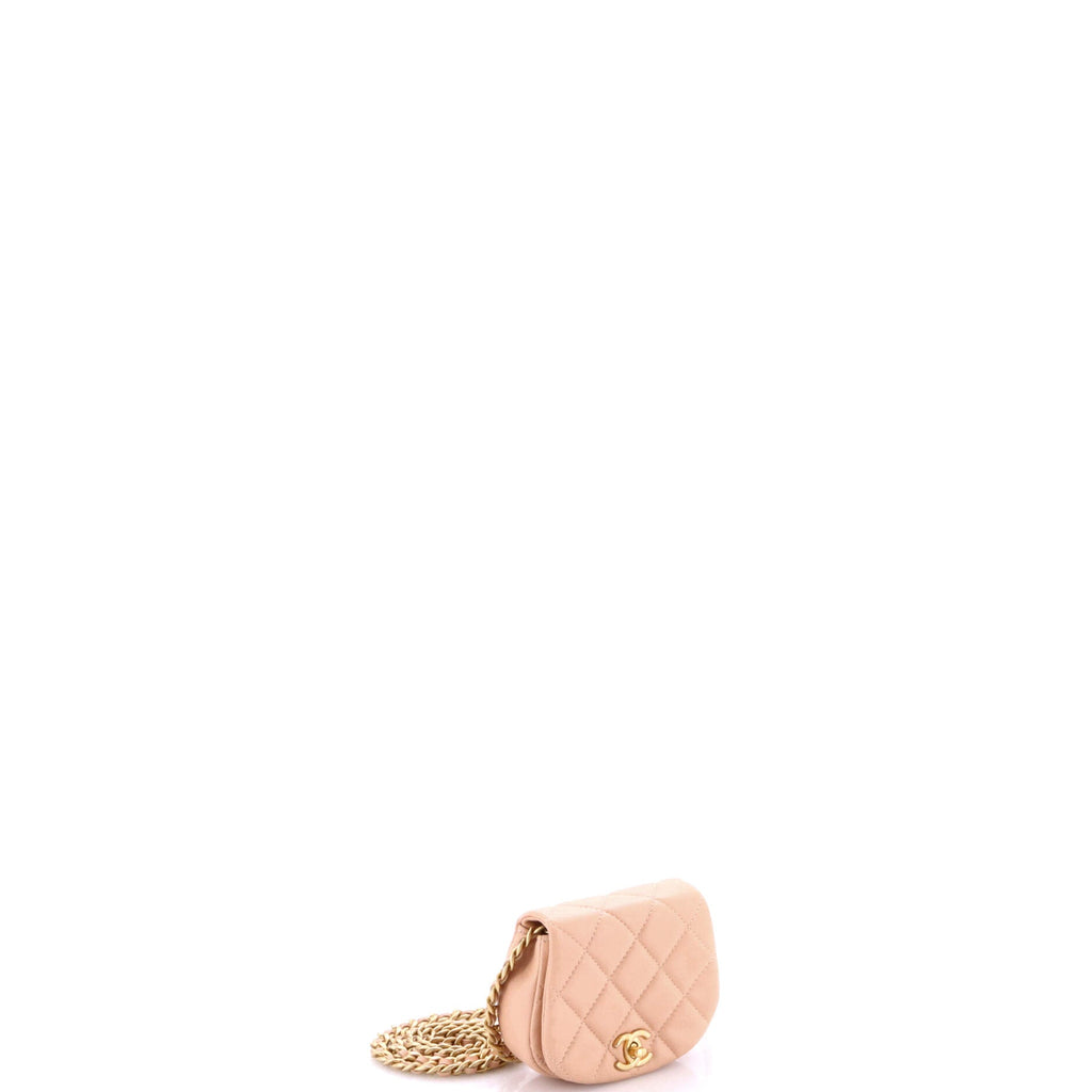 Coco Mail Clutch with Chain Quilted Calfskin Mini