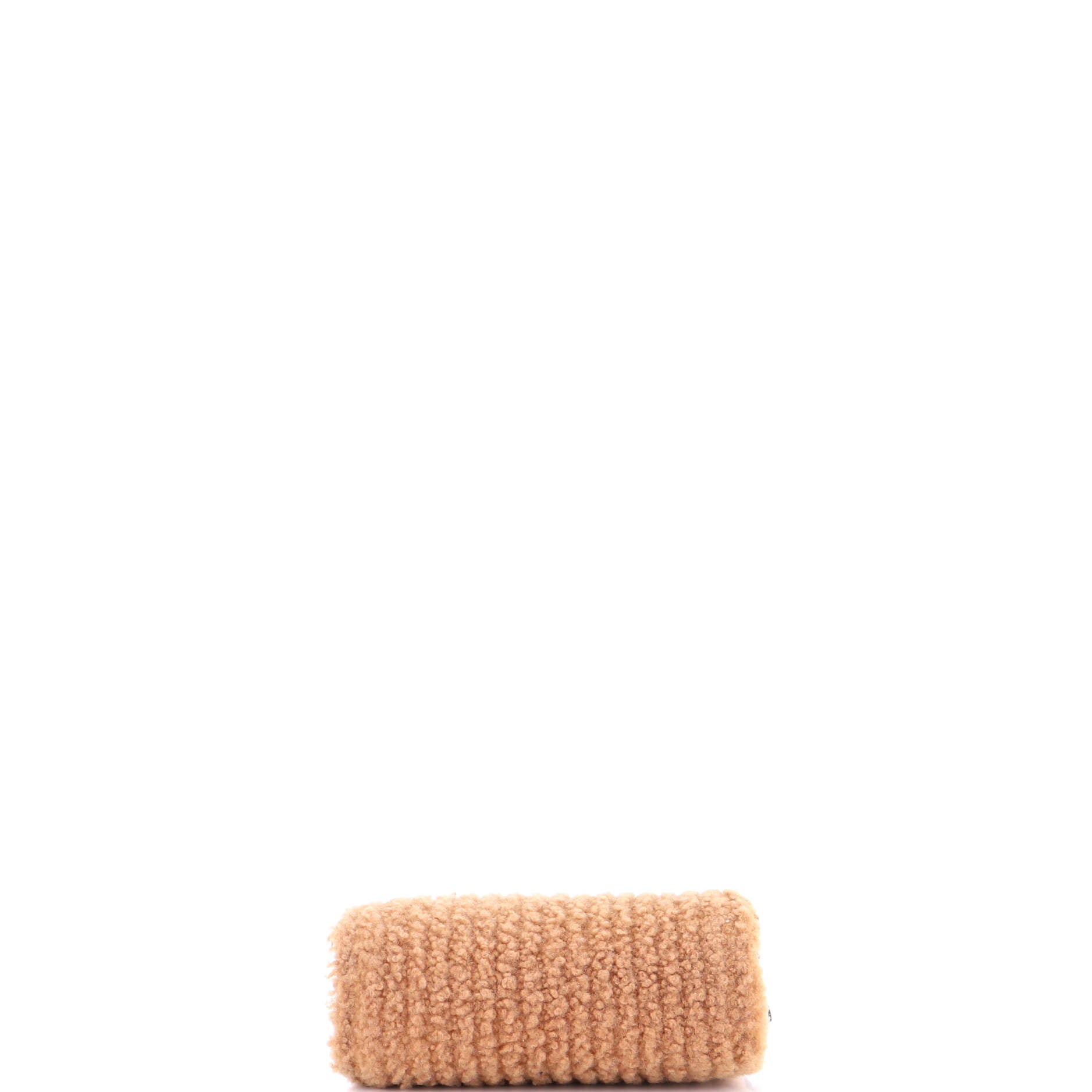 Peekaboo Bag Charm Shearling and Leather Nano