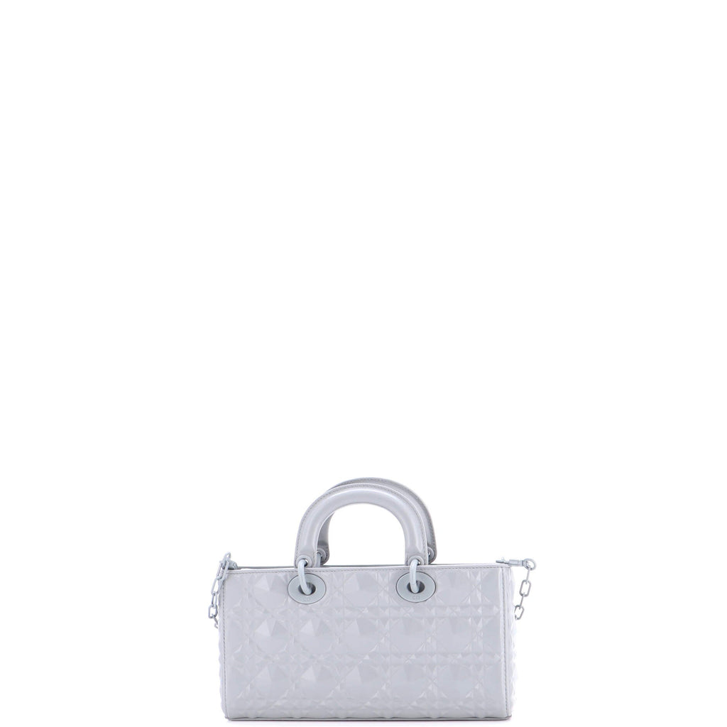 Ultra Matte Lady D-Joy Bag Diamond Motif Cannage Calfskin Medium