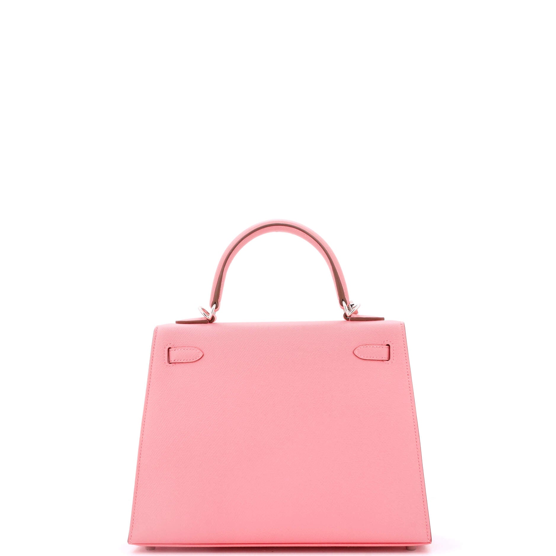 Kelly Handbag Rose Confetti Epsom with Palladium Hardware 25