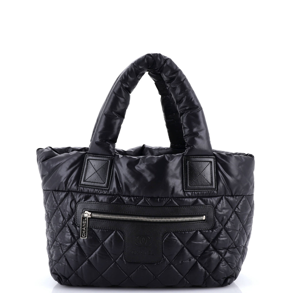 Coco Cocoon Reversible Tote Quilted Nylon Small