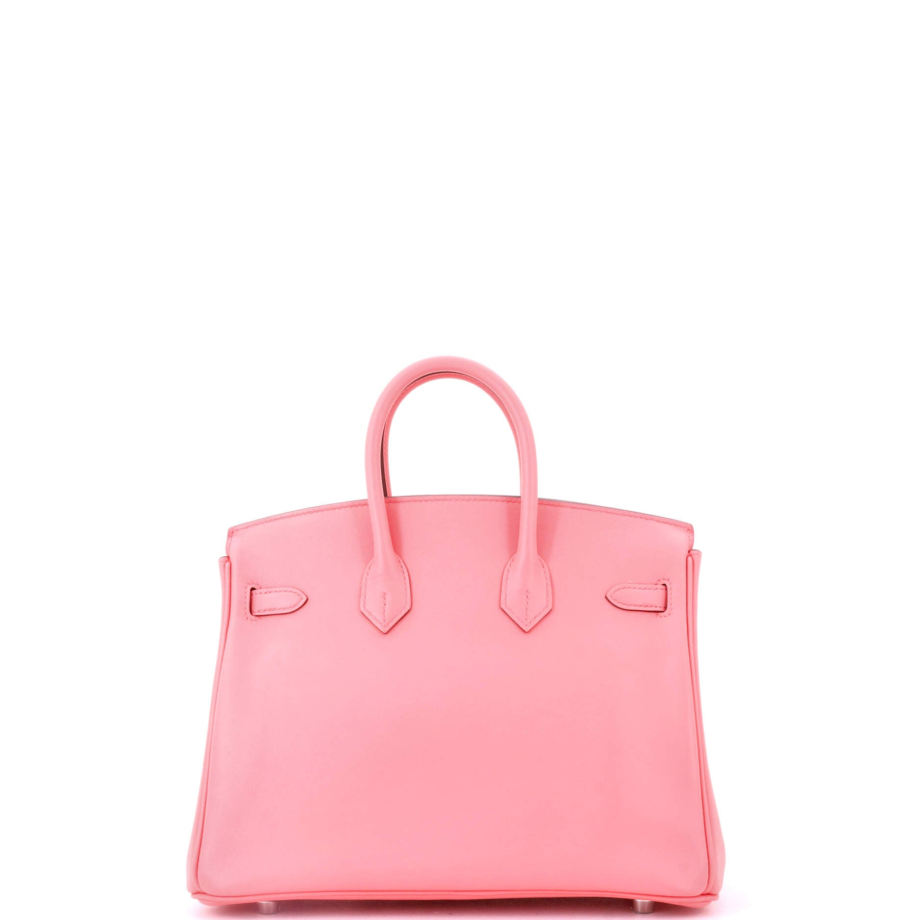 Birkin Handbag Rose Azalée Swift with Palladium Hardware 25