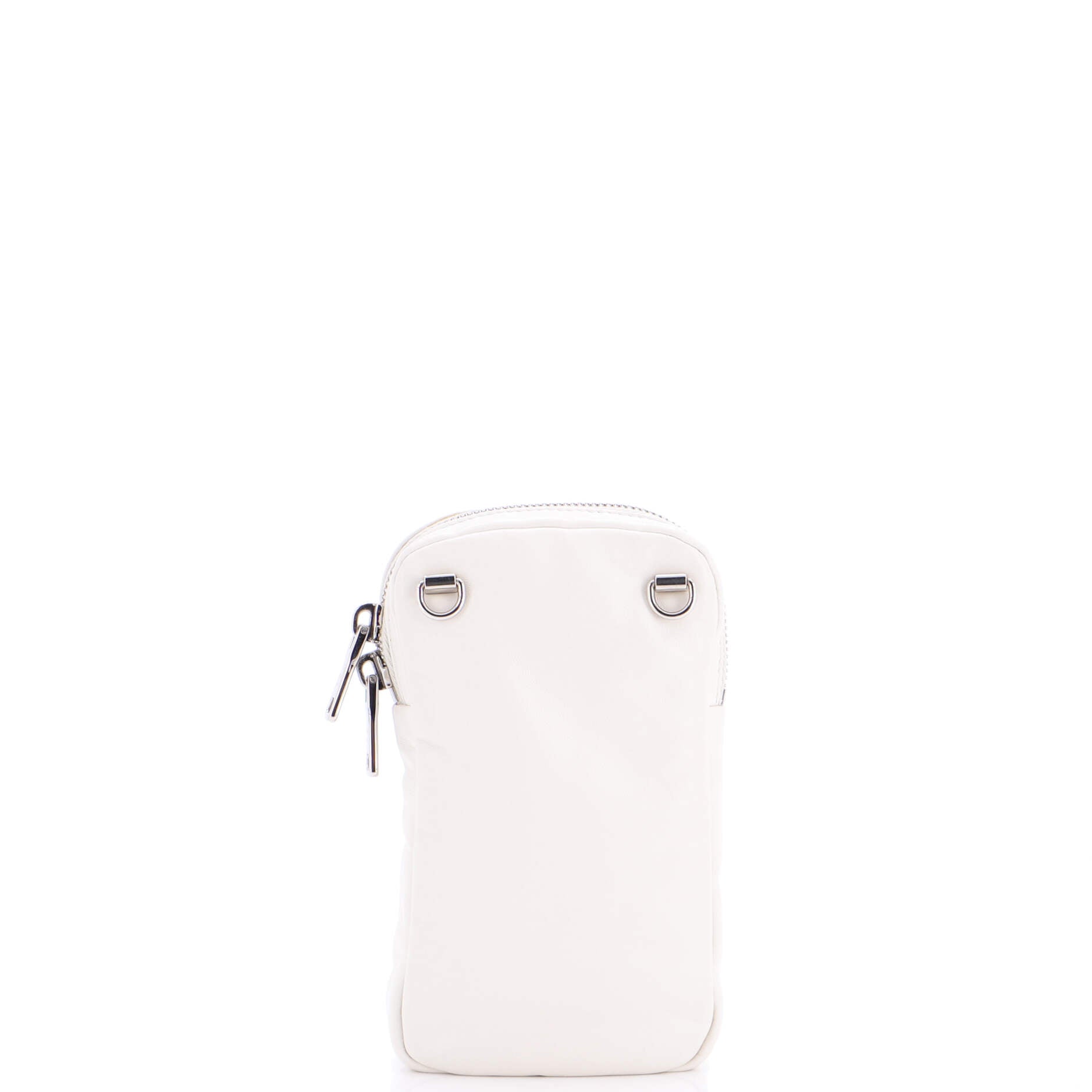 Padded Phone Holder Crossbody Bag Nappa Leather