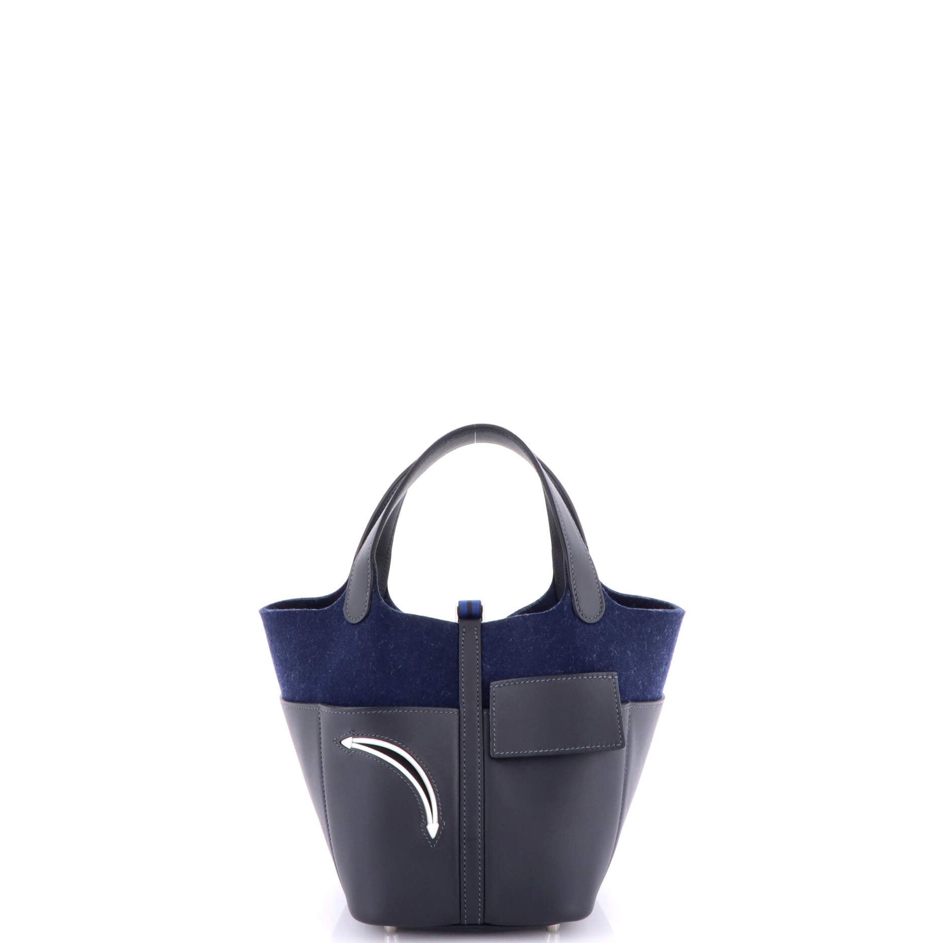 Go Team Picotin Lock Bag Feutre Wool and Swift PM