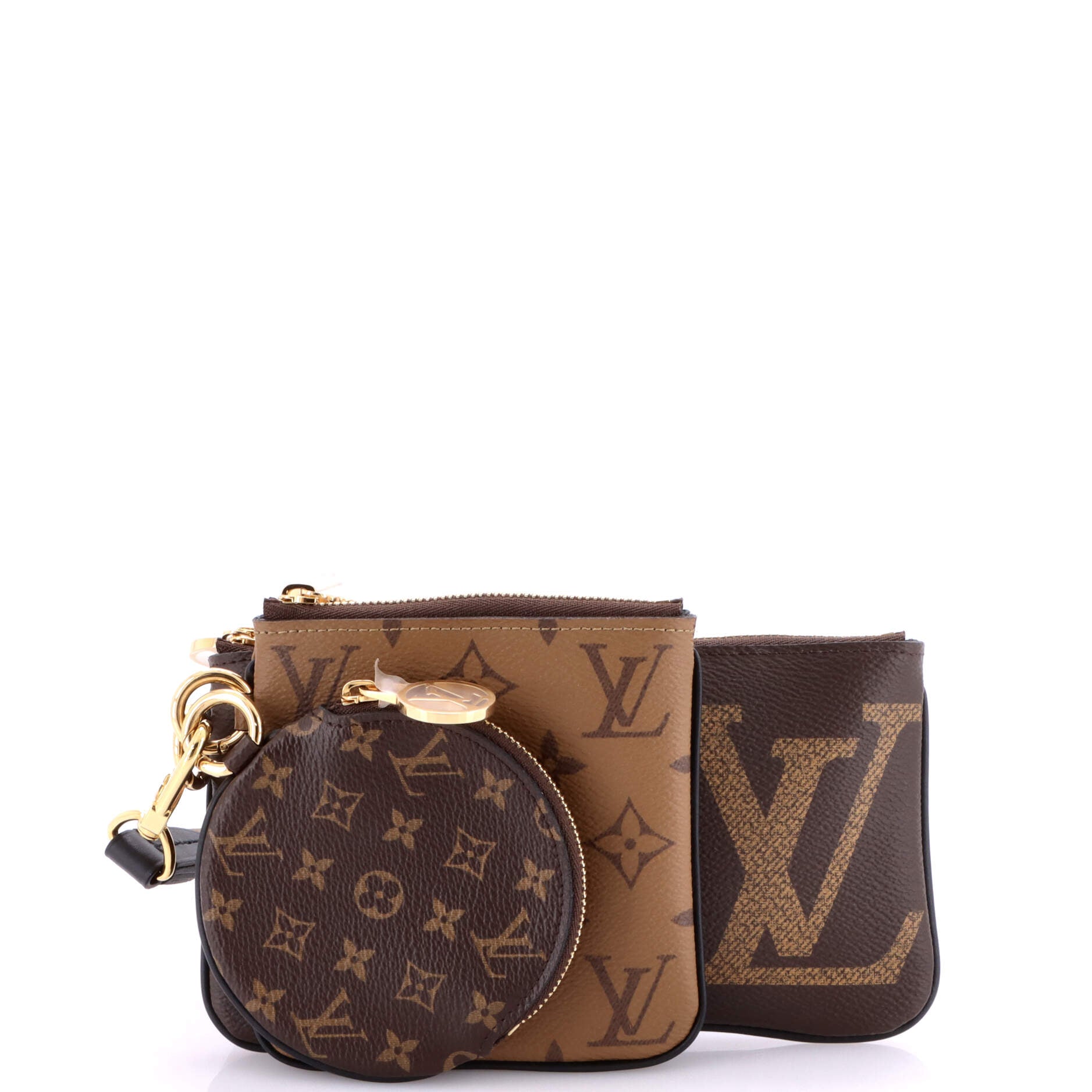 Trio Pouch Set Reverse Monogram Giant