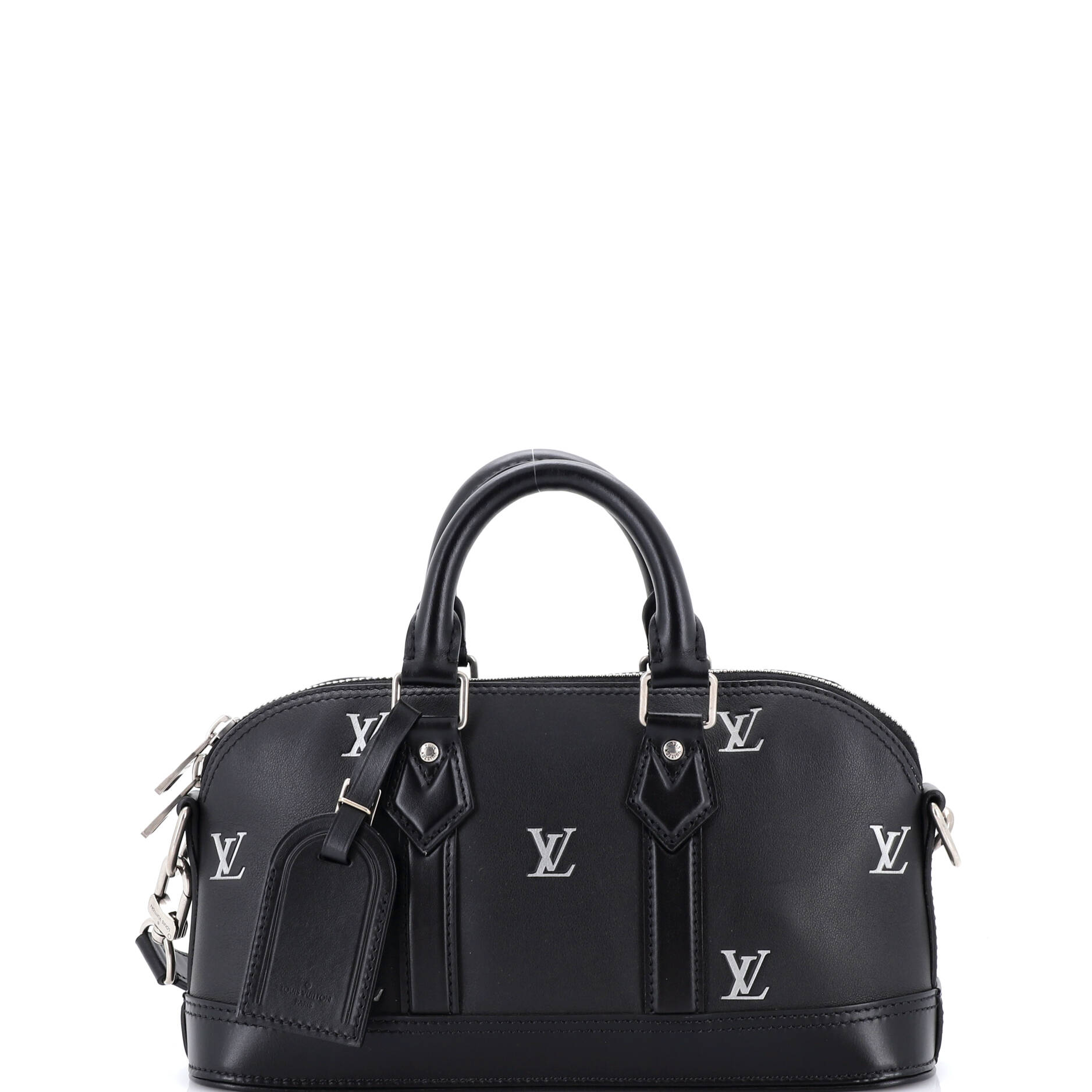 Alma Handbag LV Blason Calf Leather East West