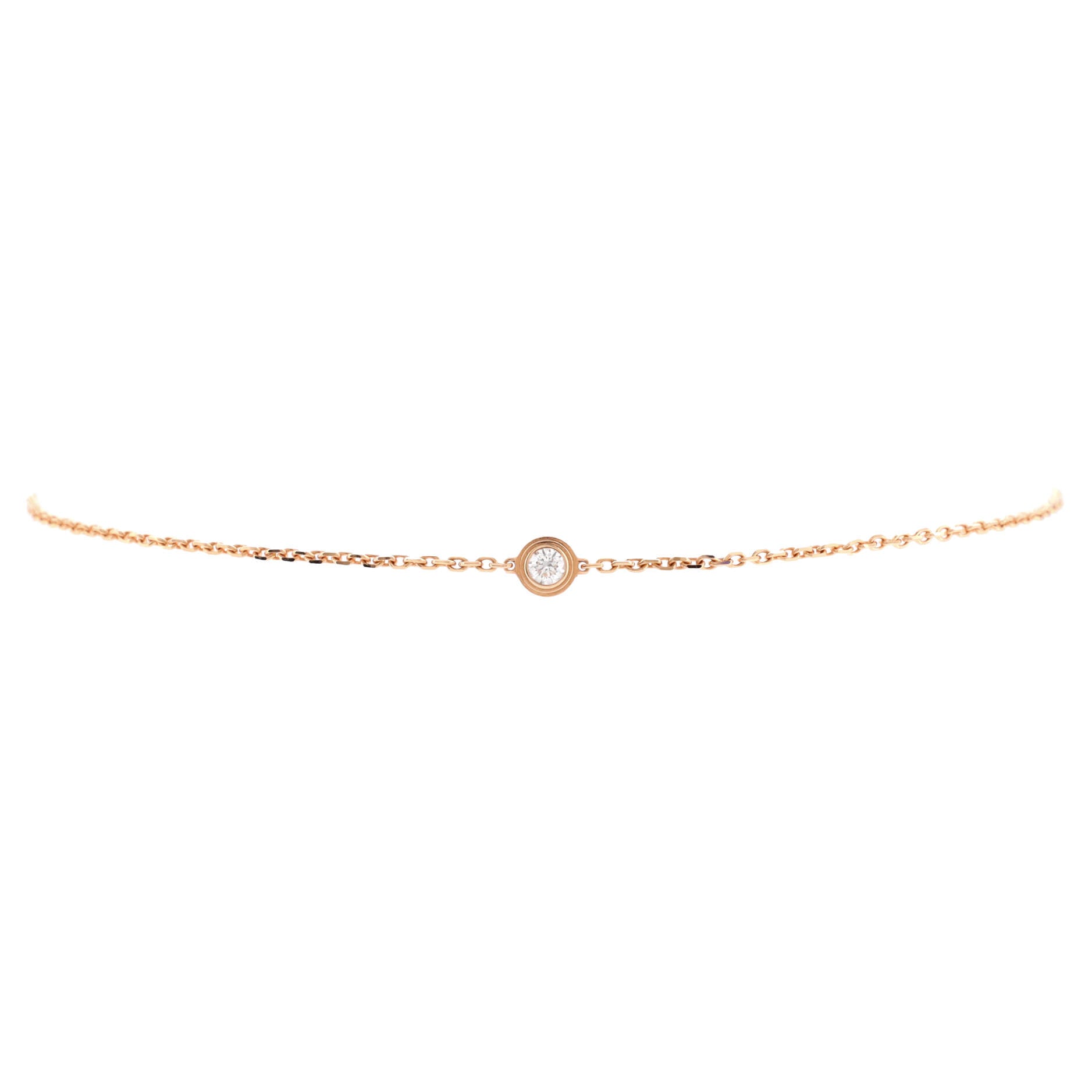 D'Amour Bracelet 18K Rose Gold and Diamond XS