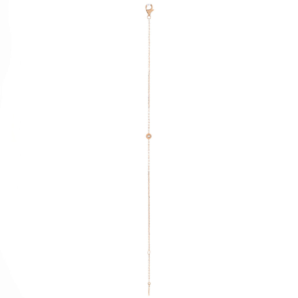 D'Amour Bracelet 18K Rose Gold and Diamond XS