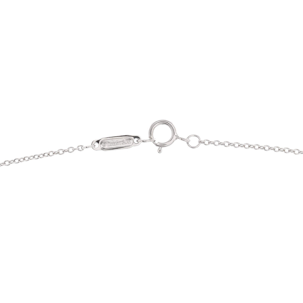Aria Pendant Necklace 18K White Gold with Pink Tourmaline