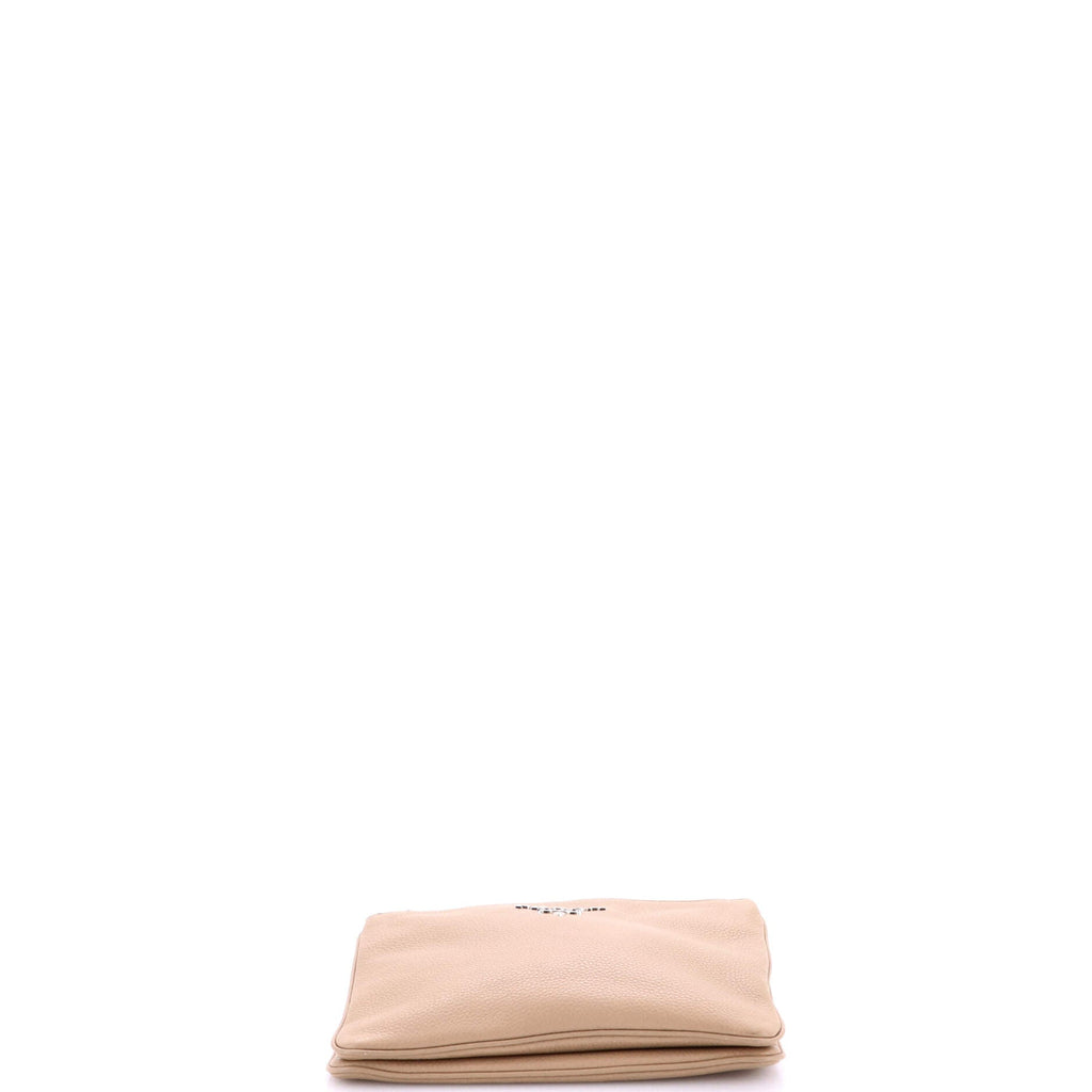 Double Zip Crossbody Bag Vitello Daino Small