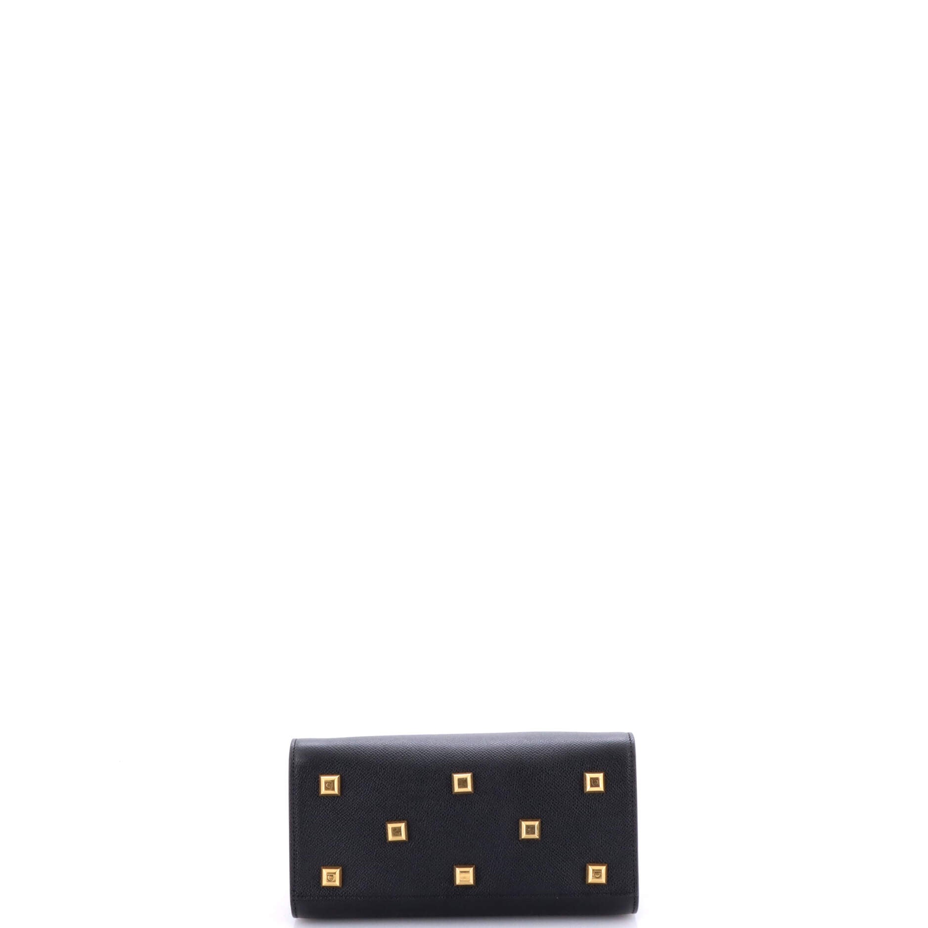 Studio Top Handle Box Bag Leather Small
