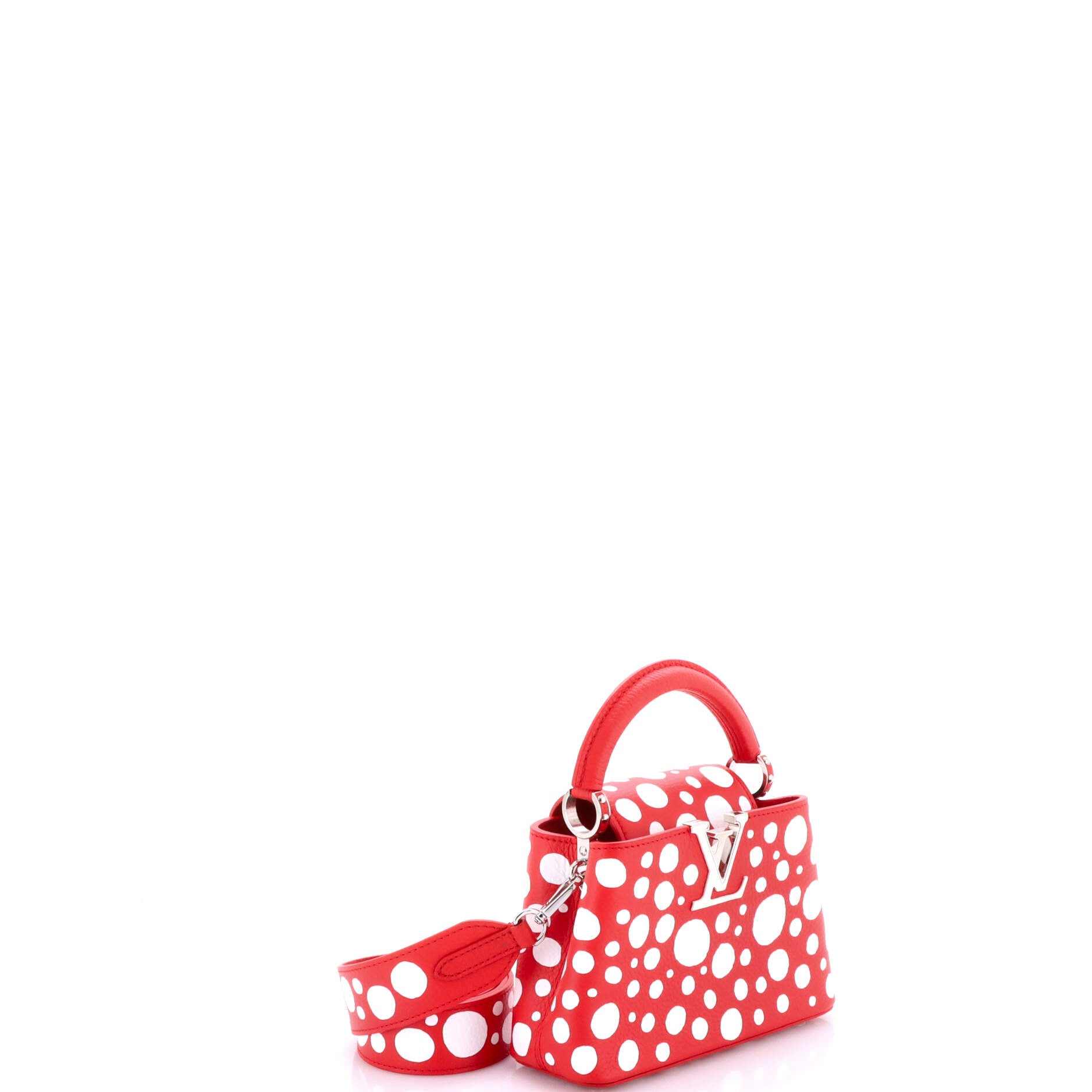 Capucines Bag Yayoi Kusama Infinity Dots Taurillon Leather Mini