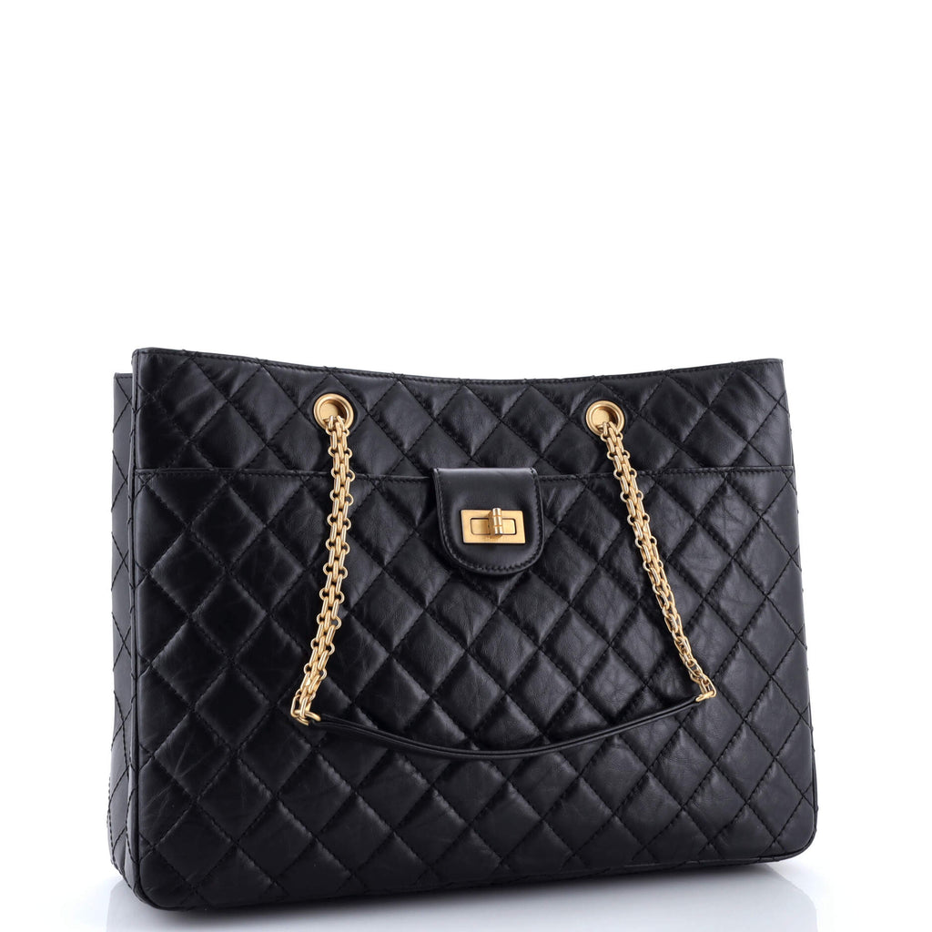 Front Pocket Reissue 2.55 Tote Quilted Aged Calfskin