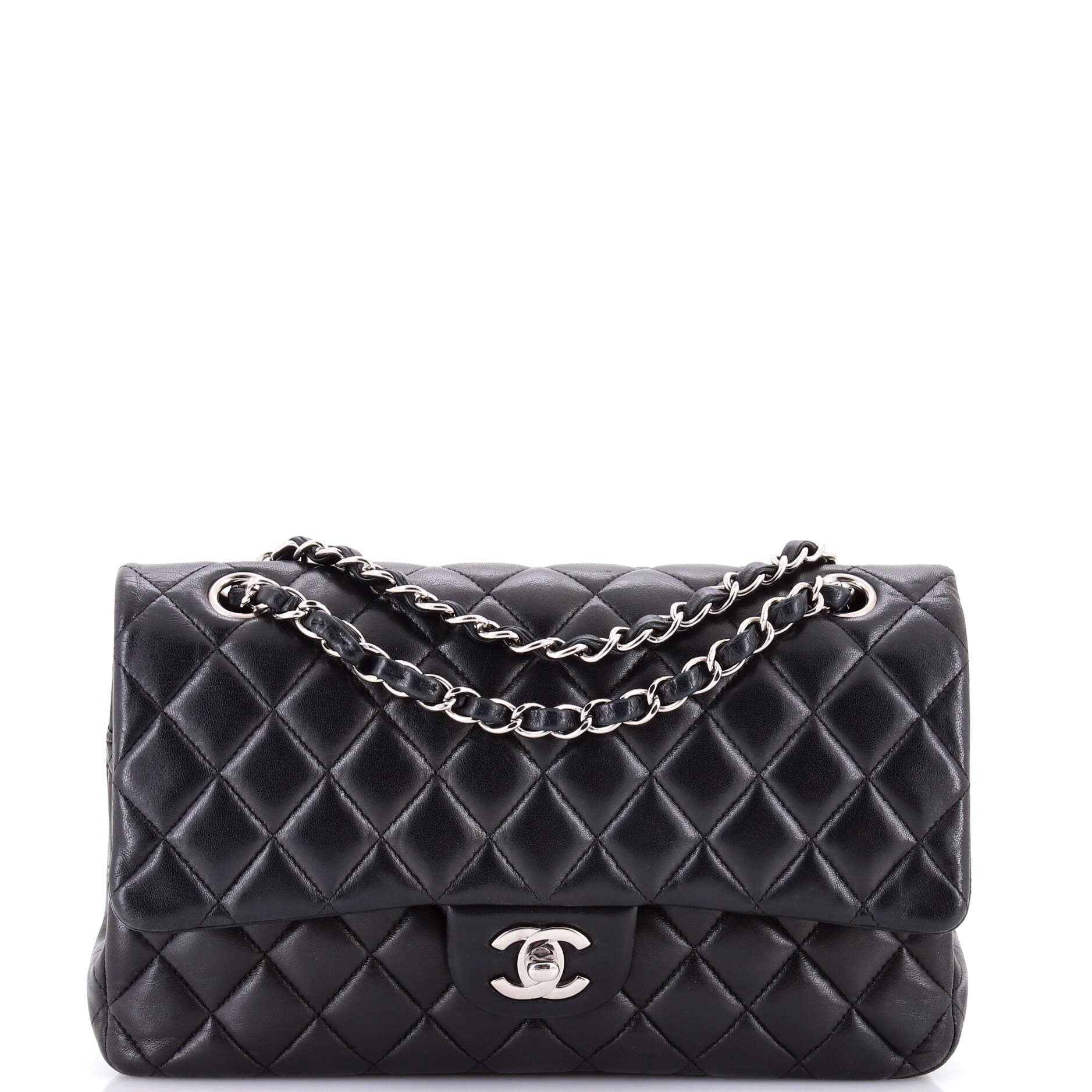Classic Double Flap Bag Quilted Lambskin Medium