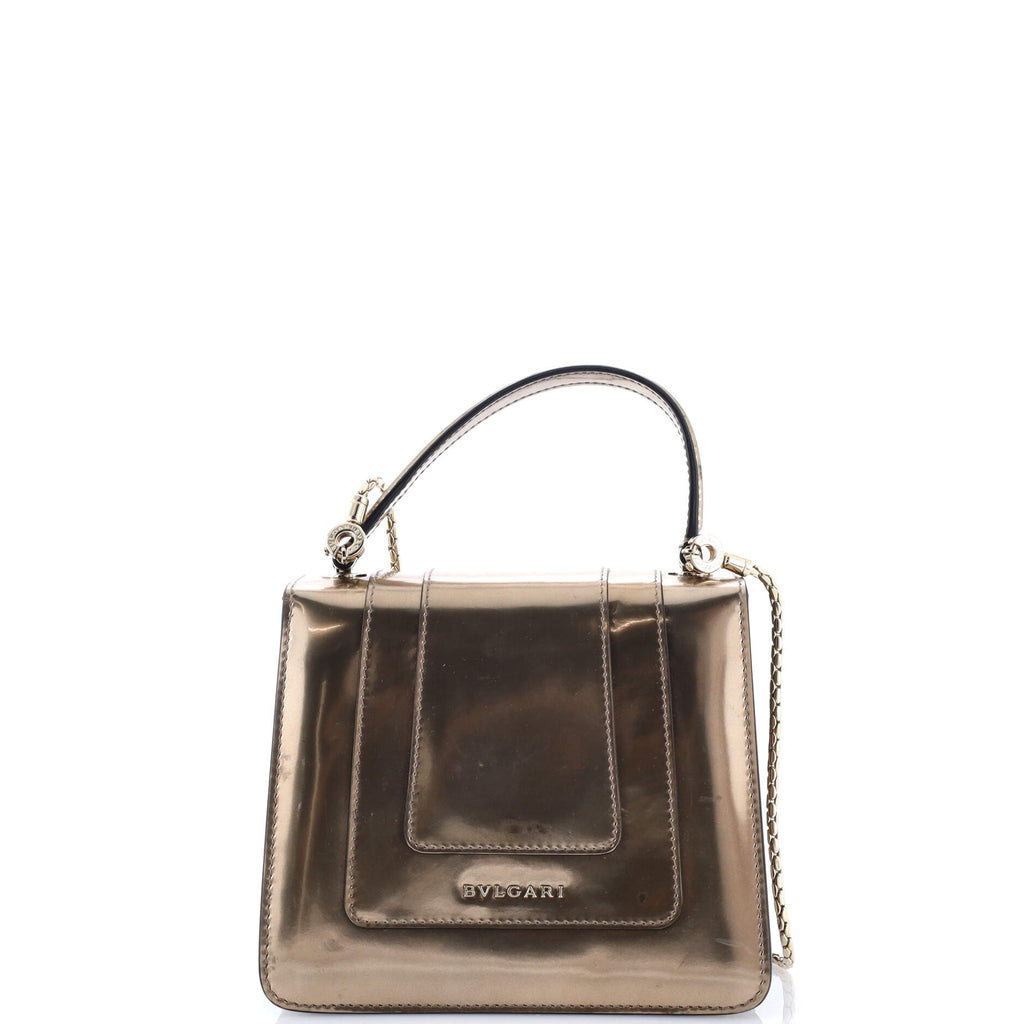 Serpenti Top Handle Bag Patent Small