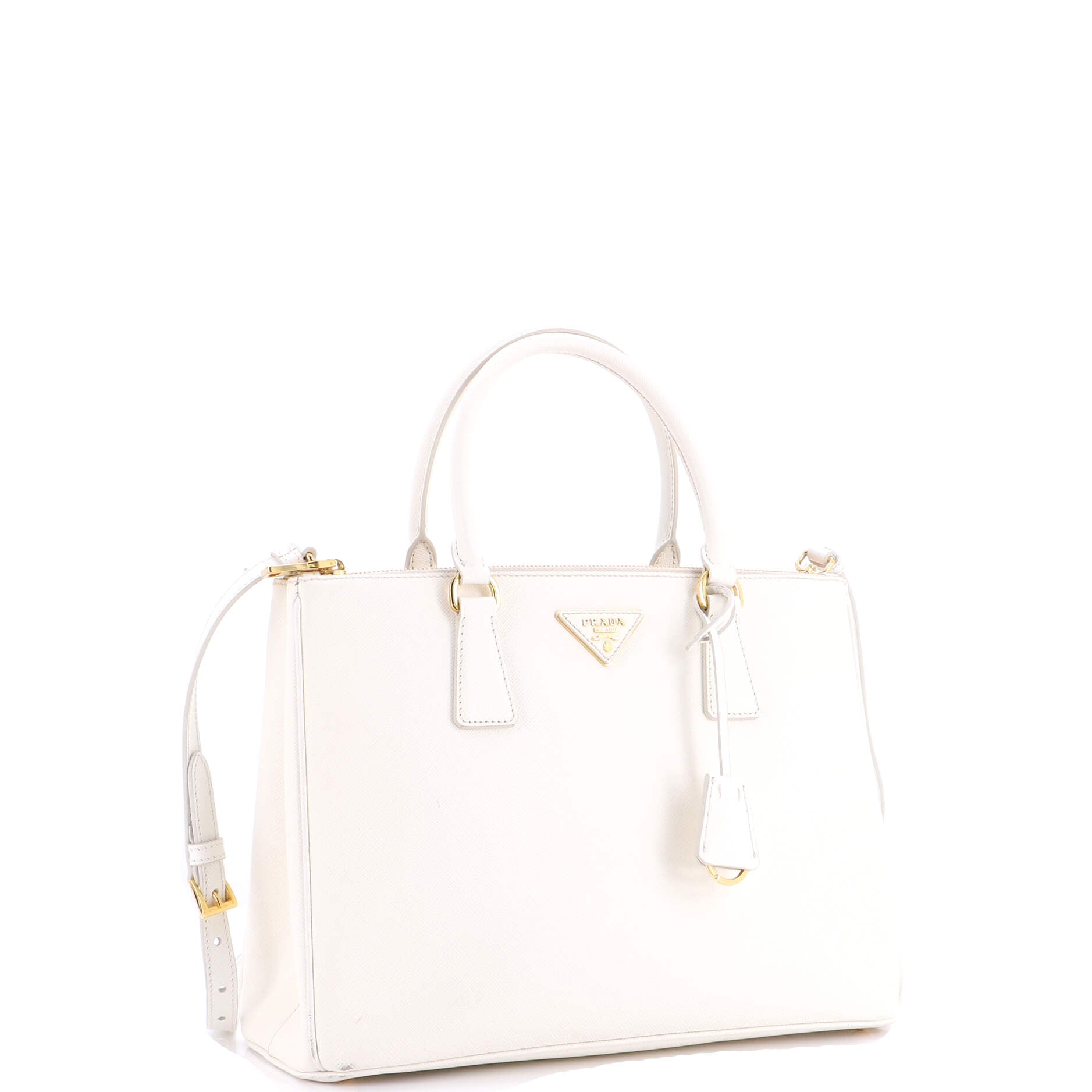 Galleria Double Zip Tote Saffiano Leather Medium