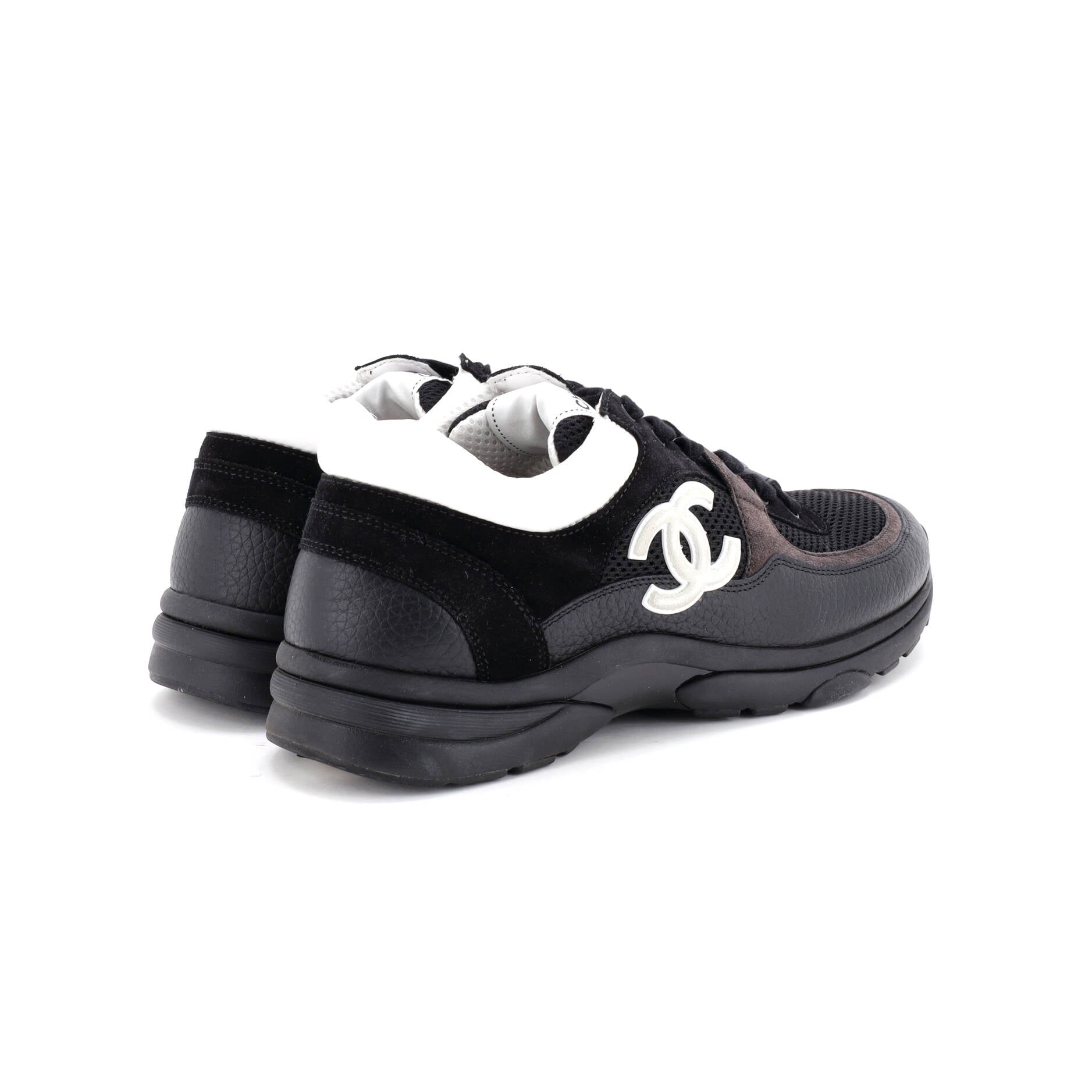 Women's CC Low-Top Sneakers Leather and Mesh