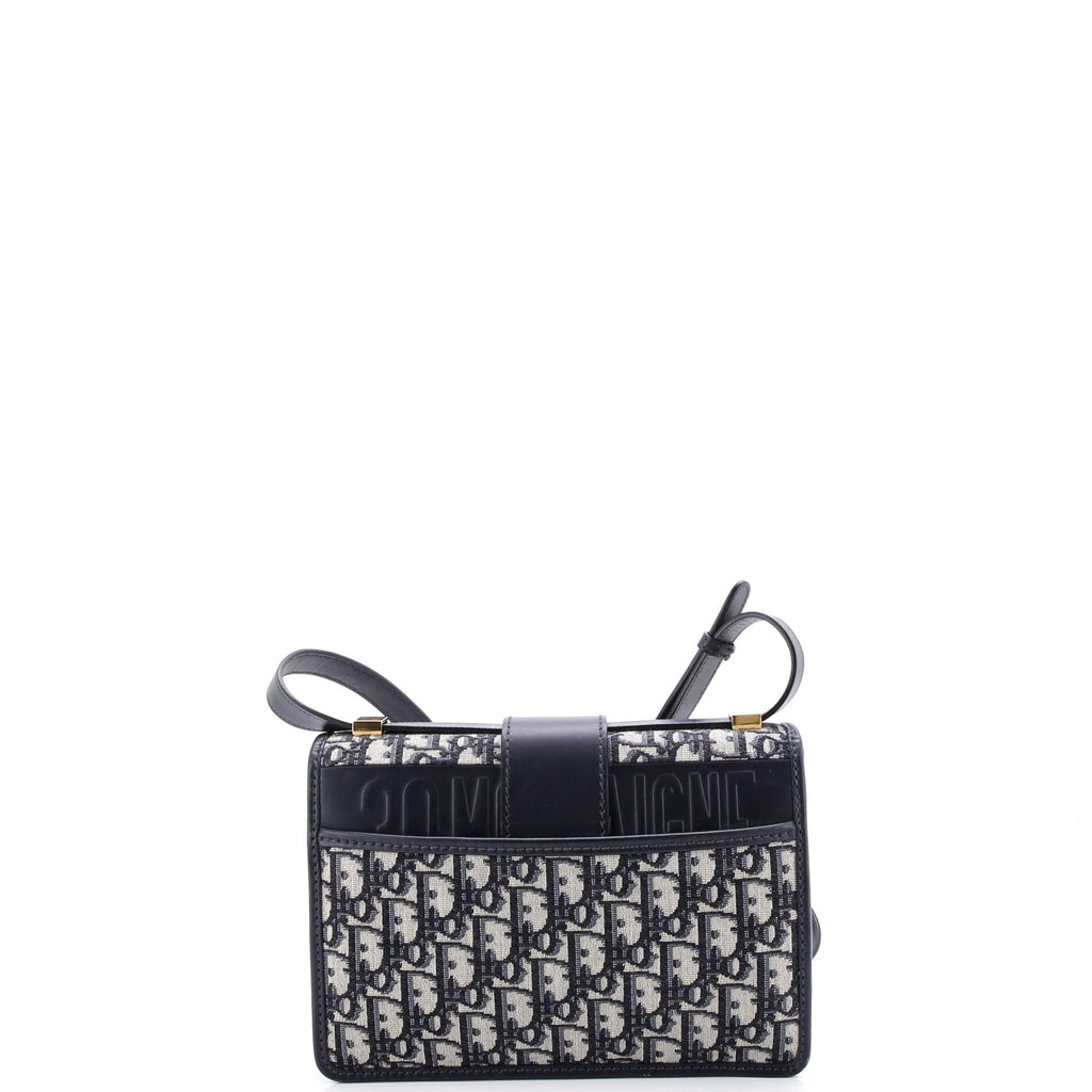 30 Montaigne Flap Bag Oblique Canvas