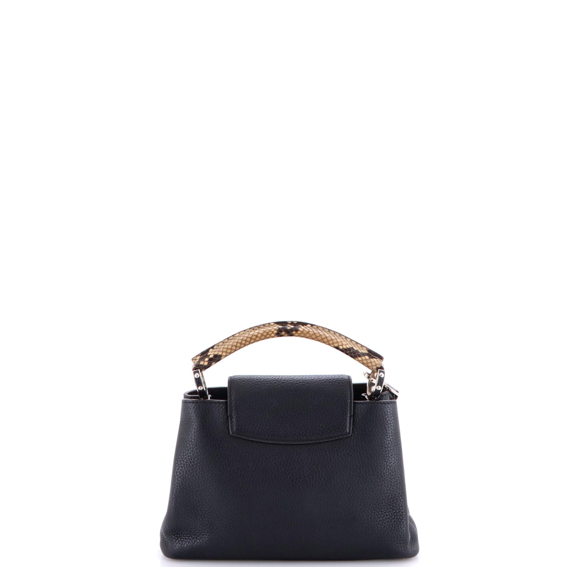 Capucines Bag Leather with Snakeskin BB