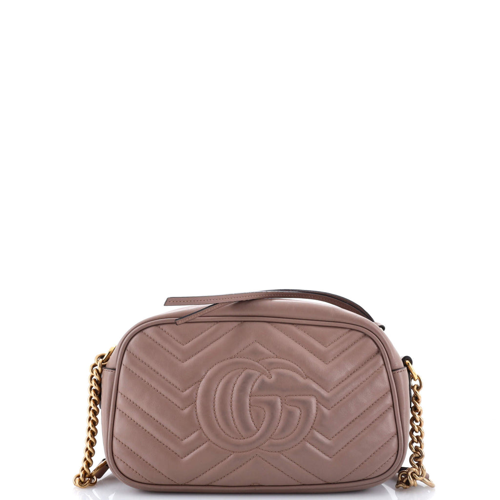 GG Marmont Shoulder Bag Matelasse Leather Small