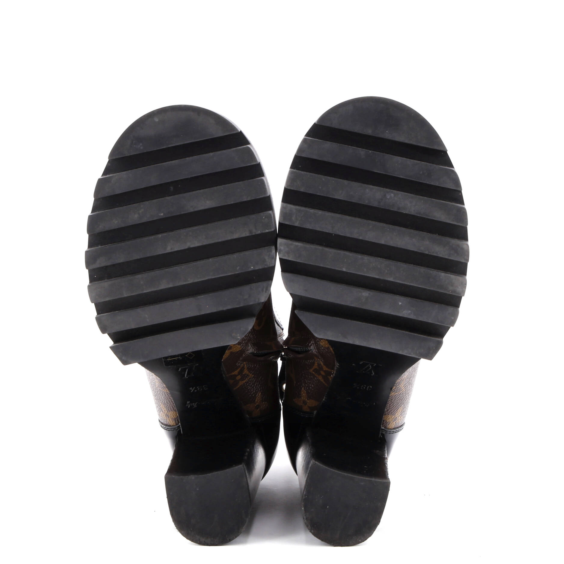 Women's Star Trail Ankle Boots Monogram Canvas with Patent