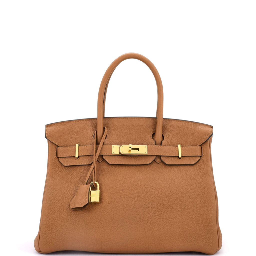 Birkin Handbag Gold Togo with Gold Hardware 30
