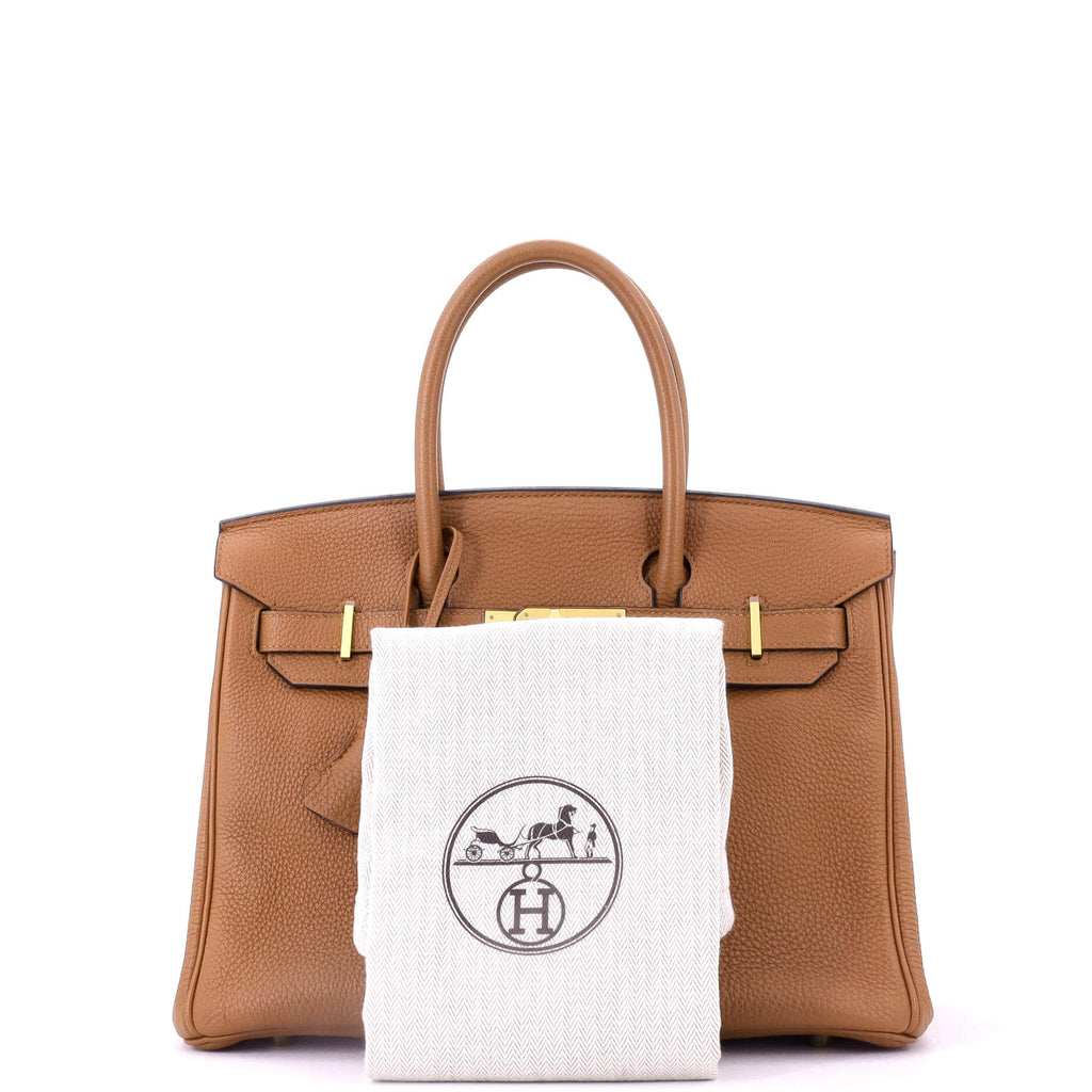 Birkin Handbag Gold Togo with Gold Hardware 30