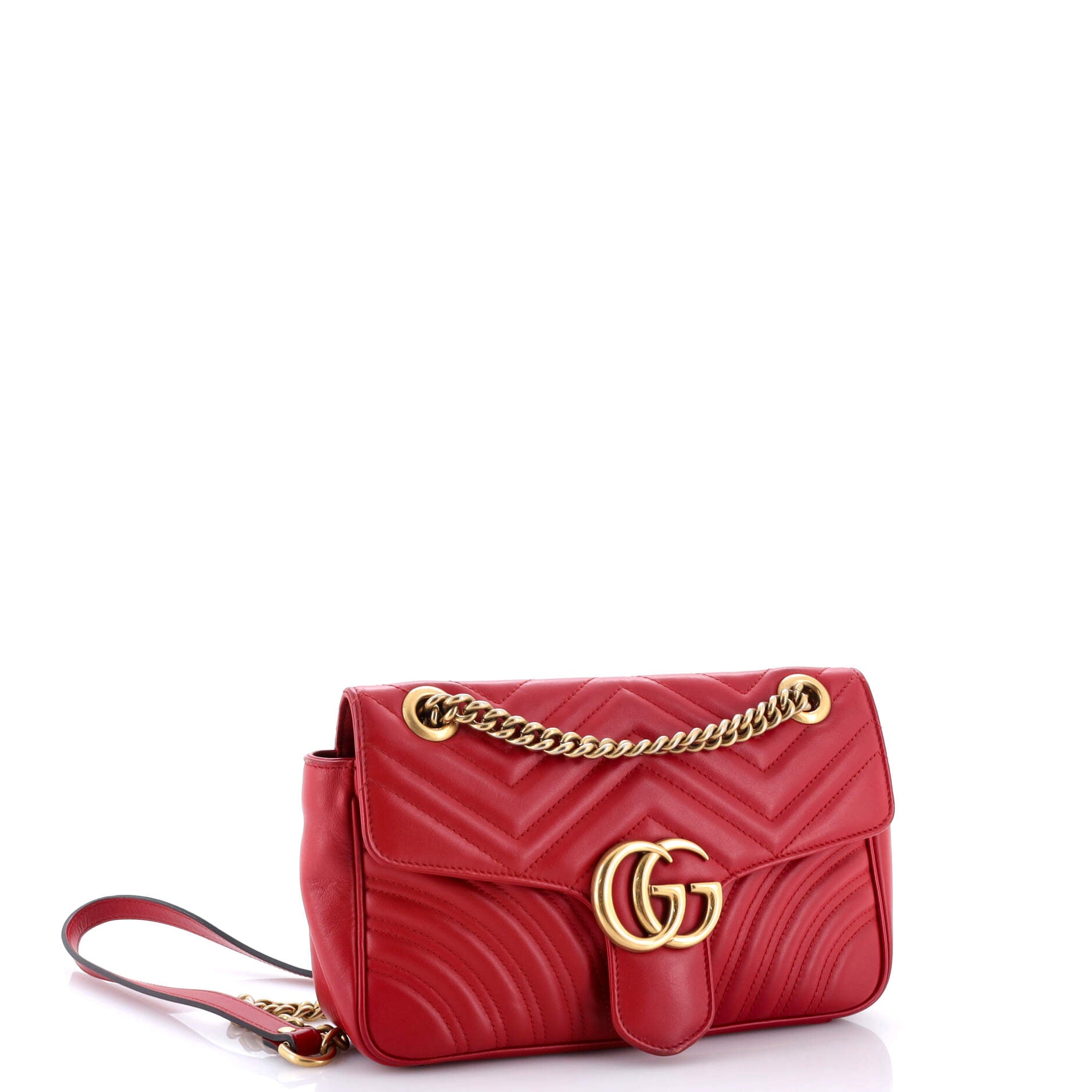 GG Marmont Flap Bag Matelasse Leather Medium