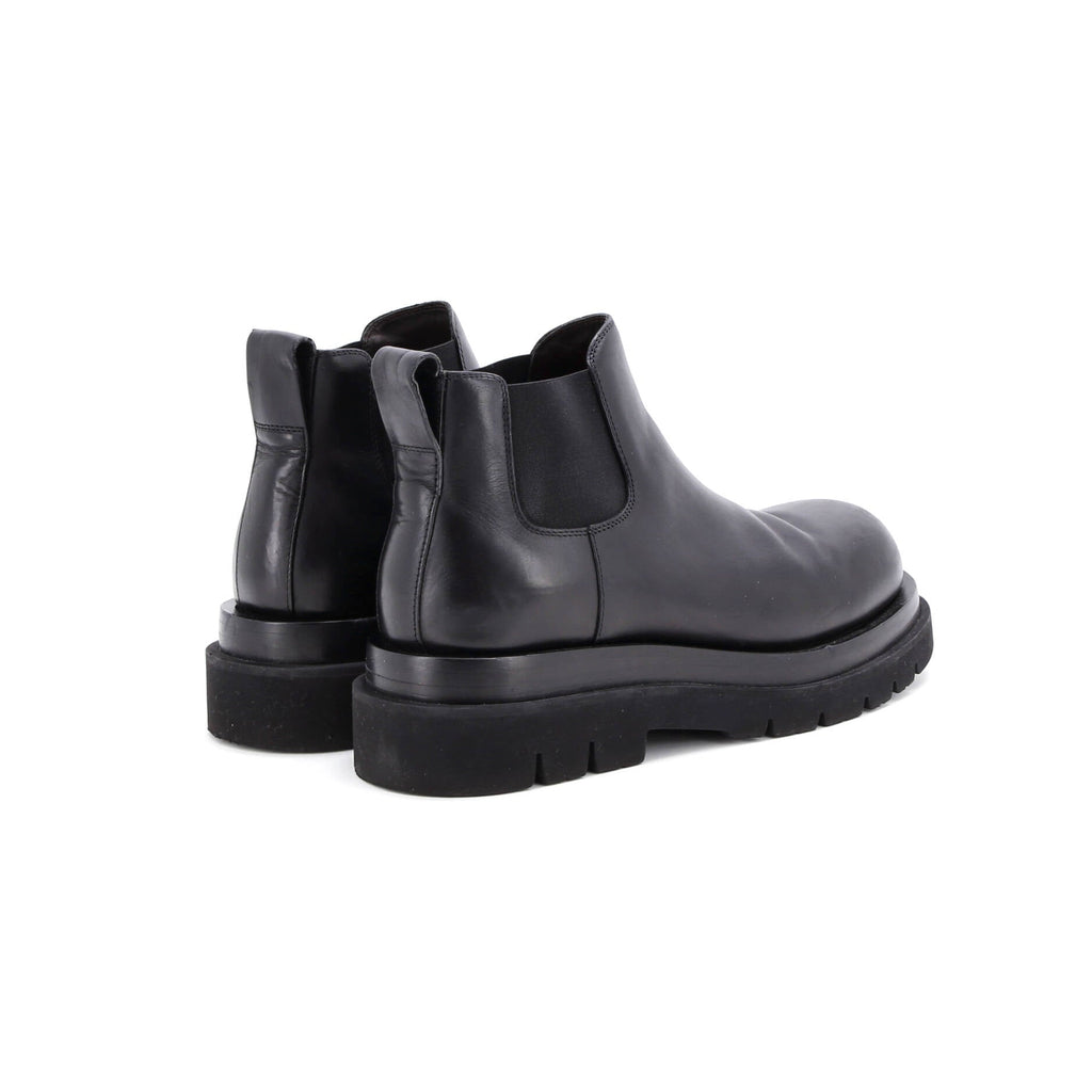 Men's Lug Cropped Boots Leather