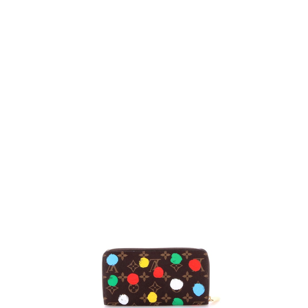 Zippy Wallet Yayoi Kusama Painted Dots Monogram Canvas
