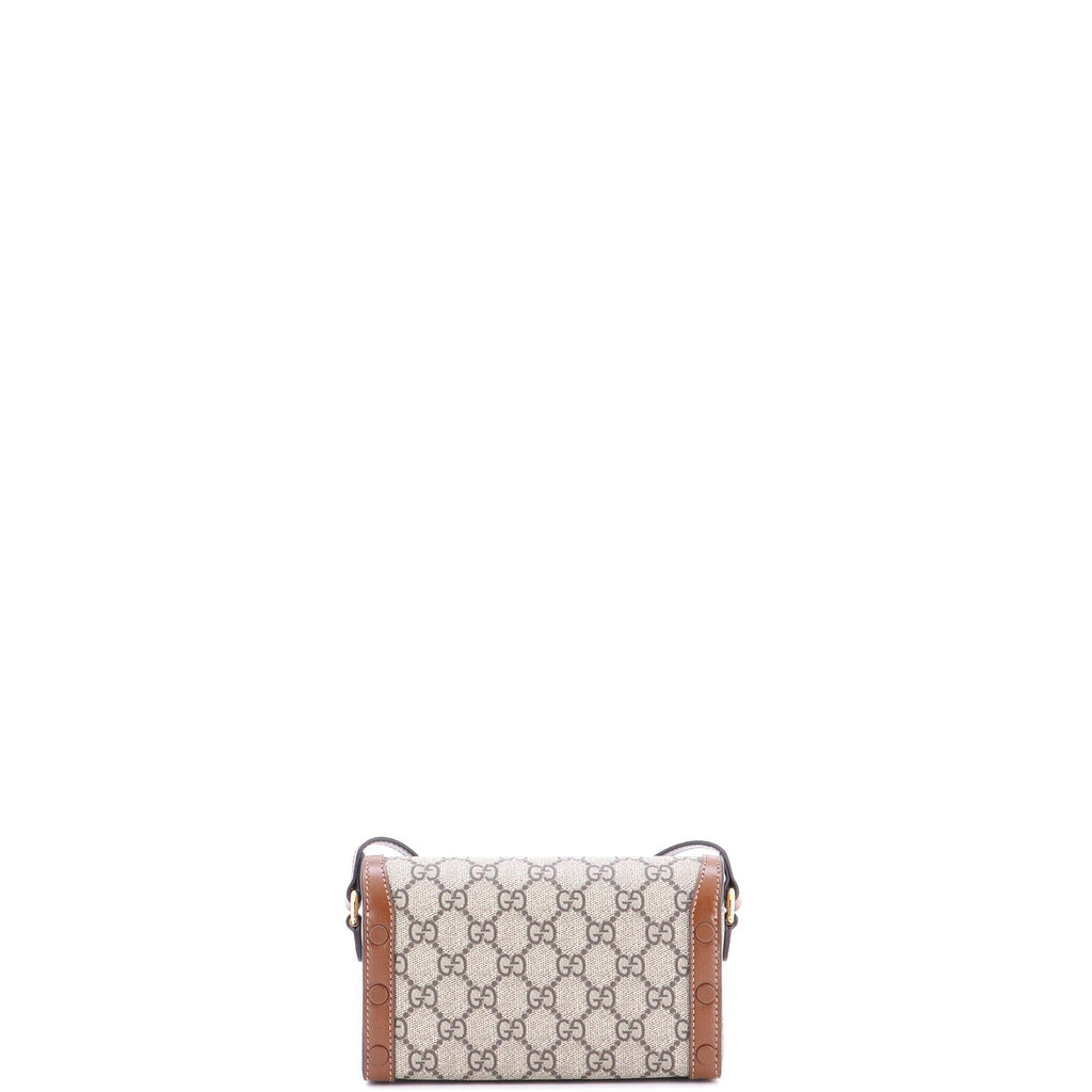 Horsebit 1955 Flap Crossbody Bag GG Coated Canvas Mini