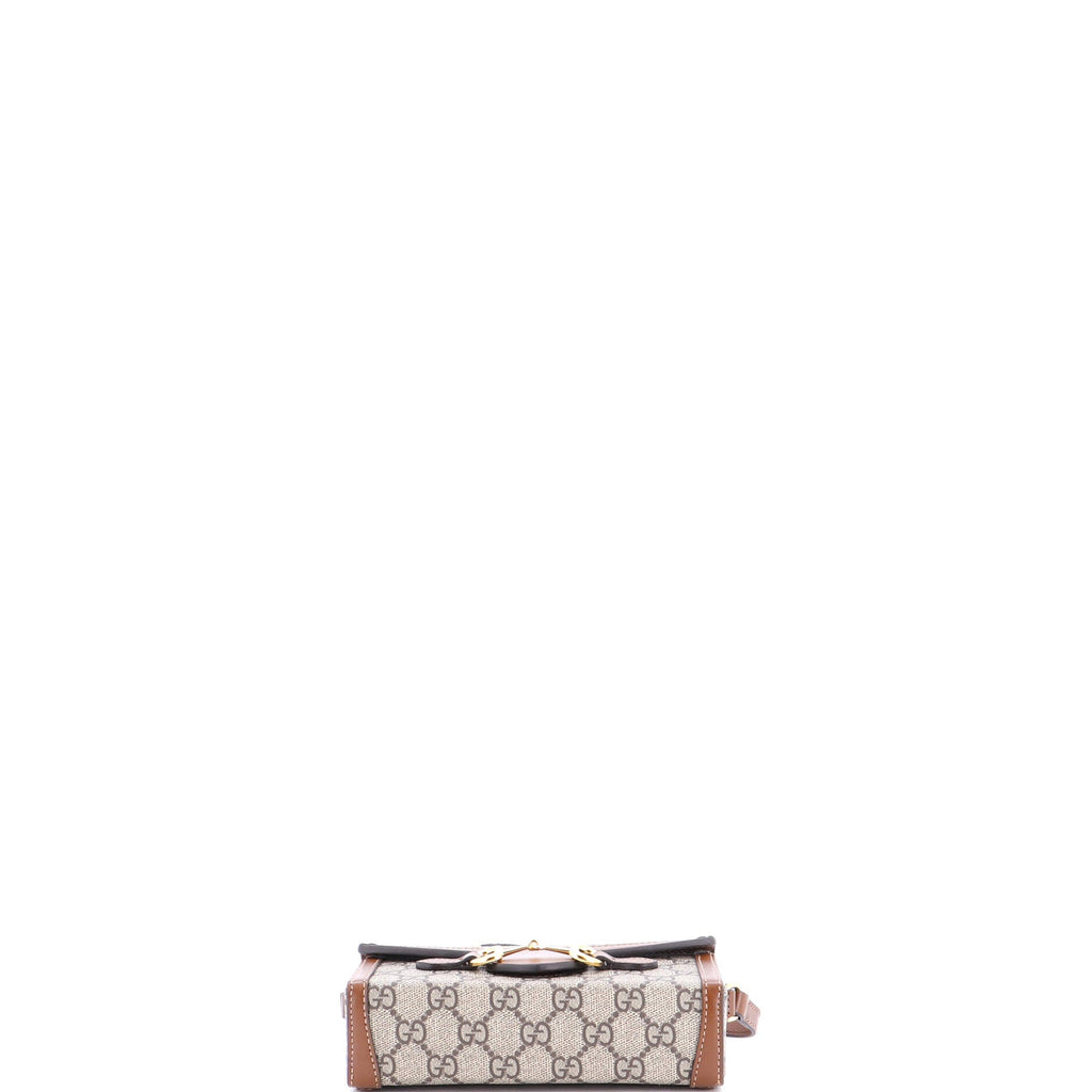 Horsebit 1955 Flap Crossbody Bag GG Coated Canvas Mini