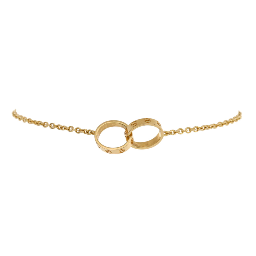 Love Interlocking Bracelet 18K Yellow Gold