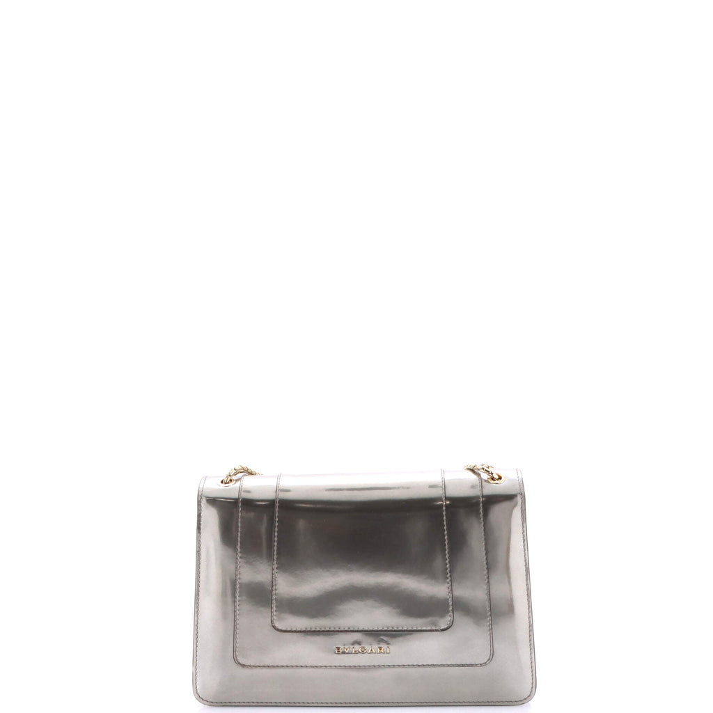 Serpenti Forever Shoulder Bag Metallic Leather Medium