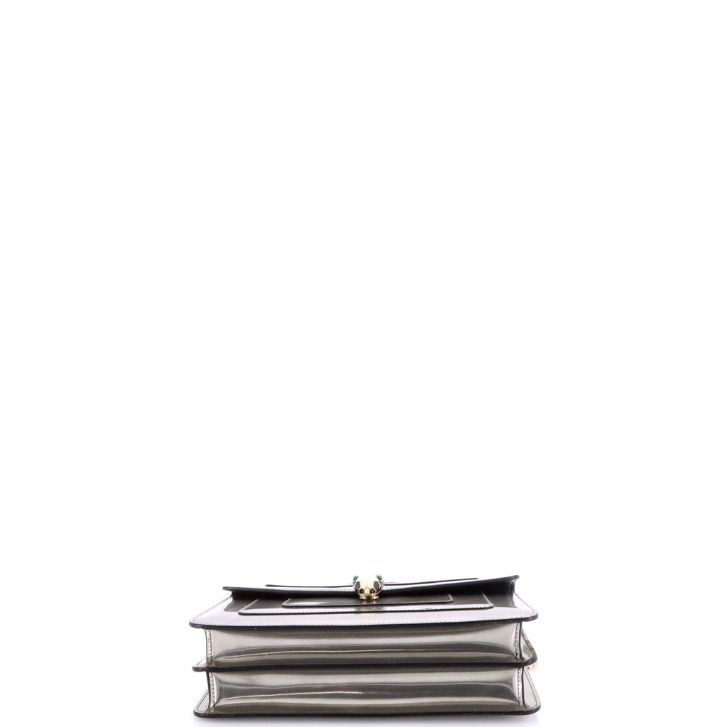 Serpenti Forever Shoulder Bag Metallic Leather Medium