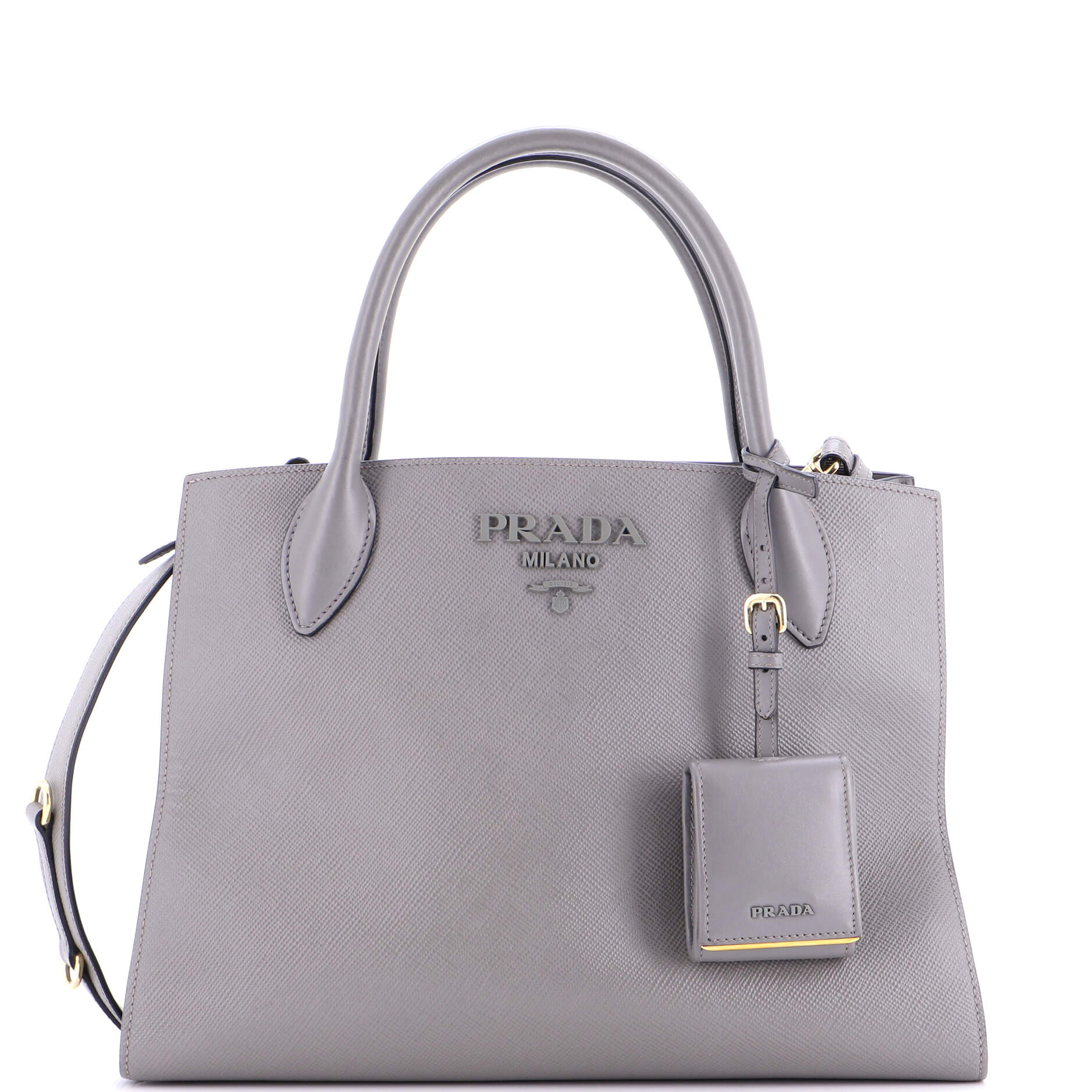 Monochrome Tote Saffiano with City Calf Medium