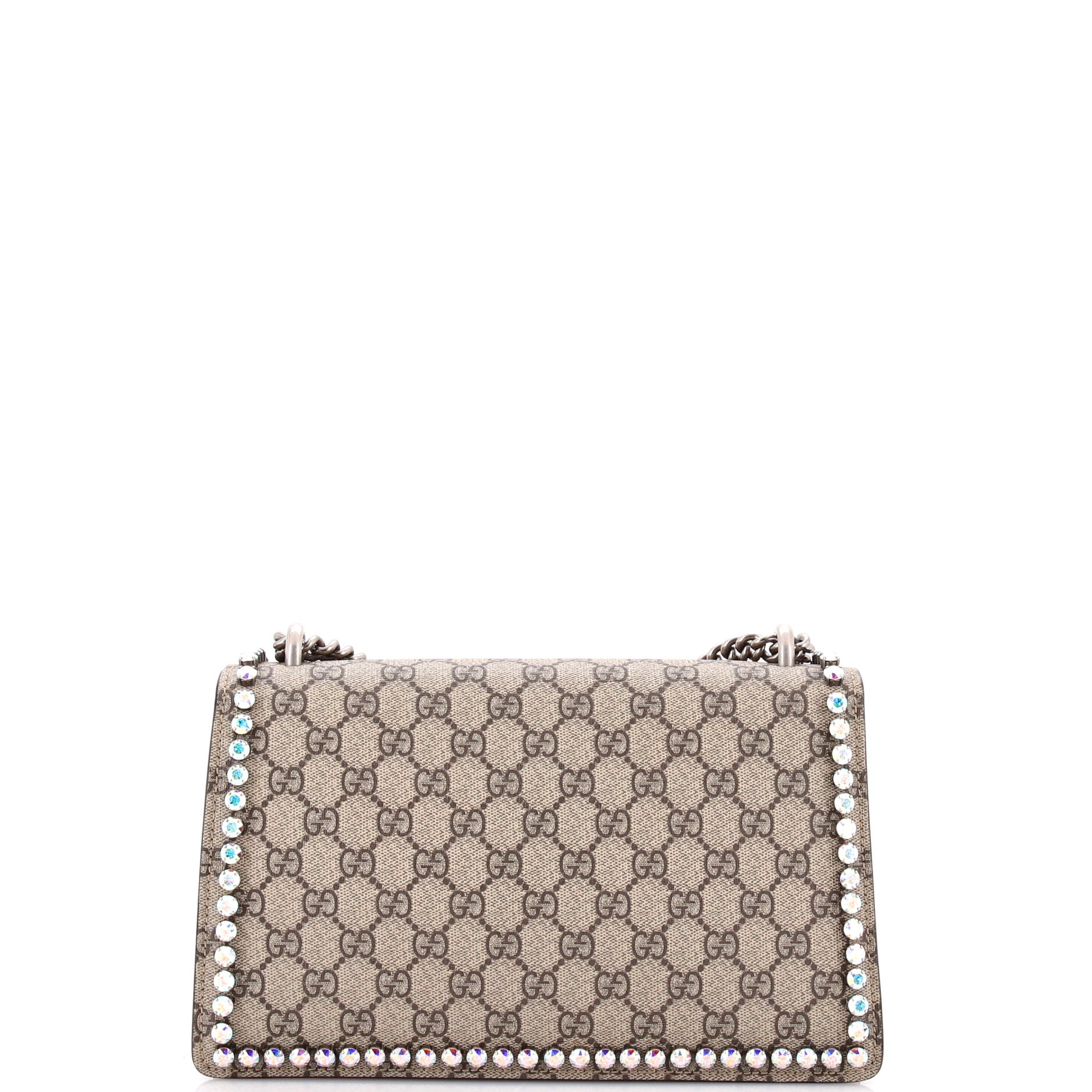 Dionysus Bag Crystal Embellished GG Coated Canvas Small