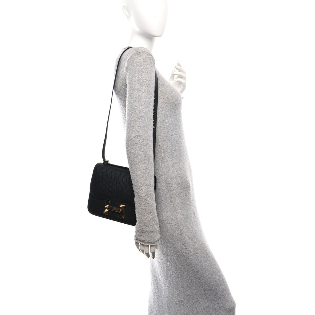 Ostrich Constance 24 Black