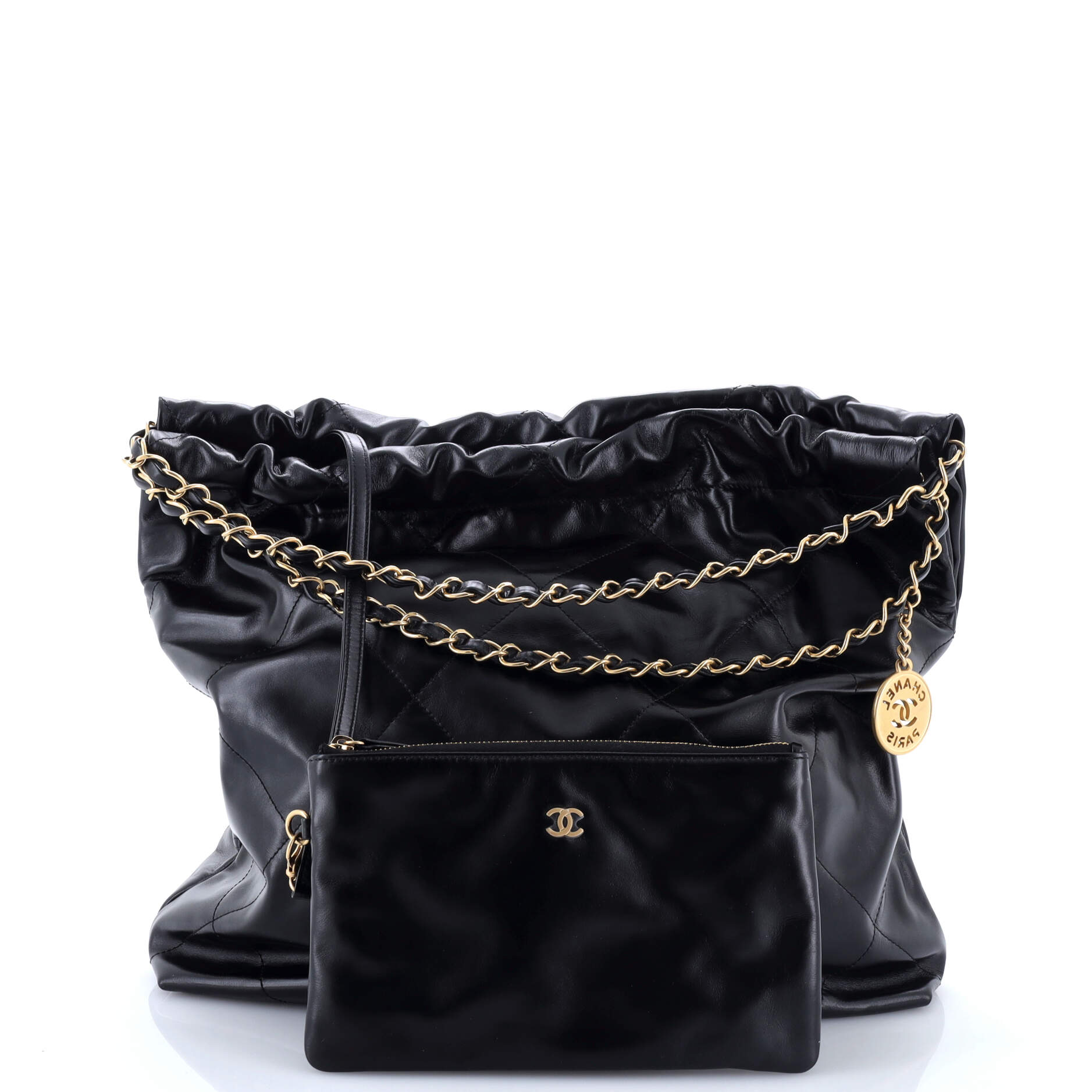 22 Chain Hobo Quilted Calfskin Medium